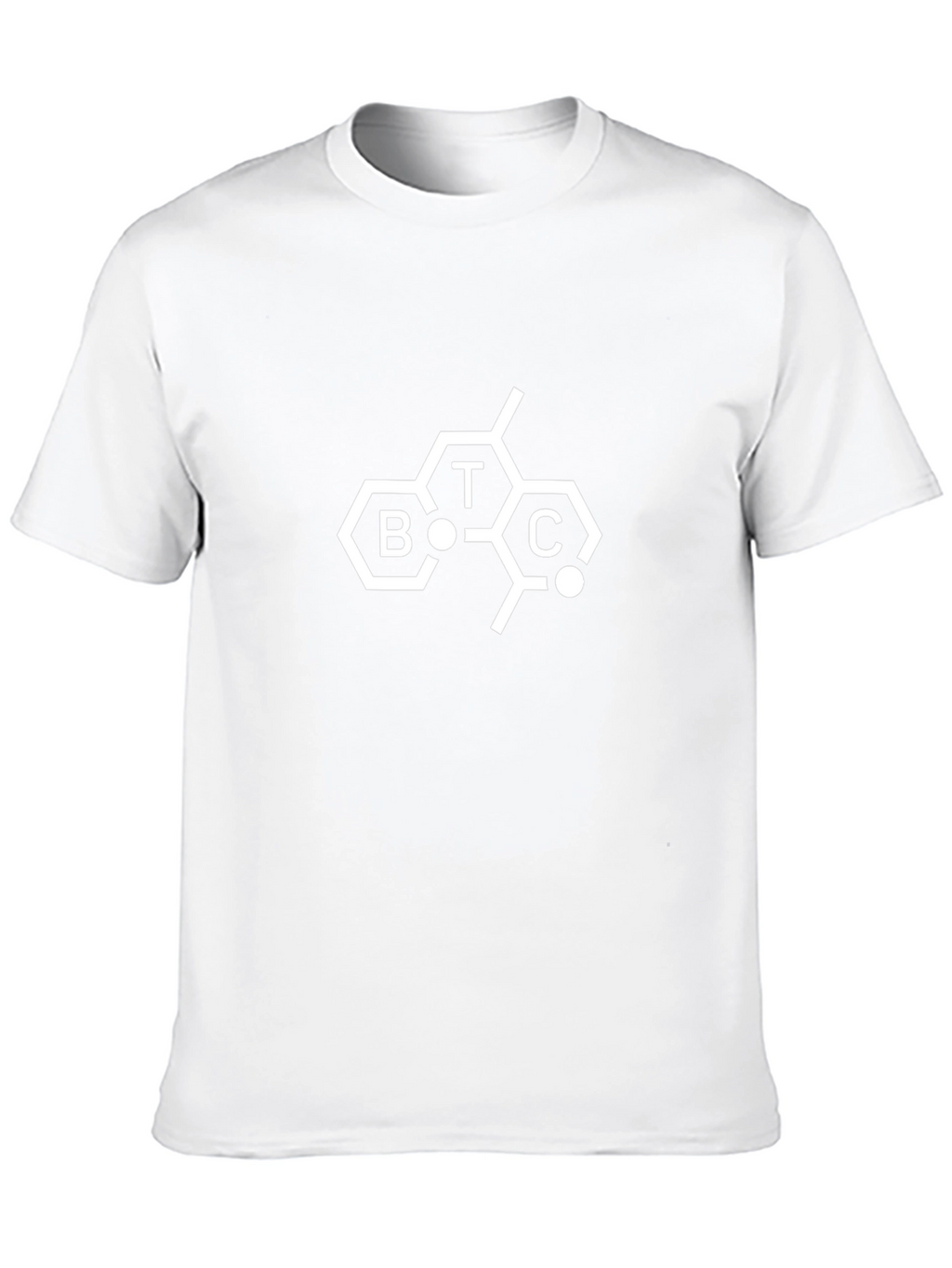 BTC Molecule Graphic T-Shirt - Black