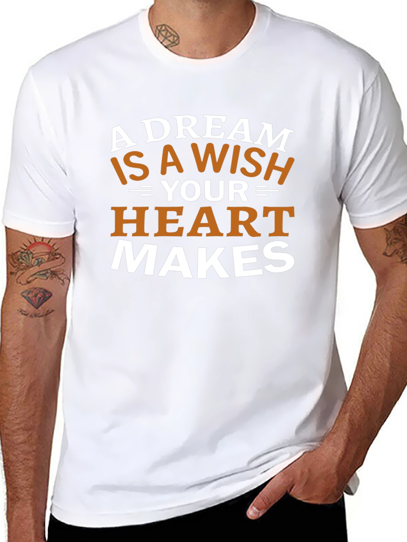 Dream Wish Heart Makes Graphic Tee
