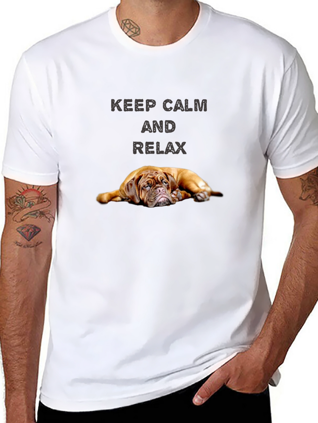 Keep Calm Boxer Dog T-Shirt