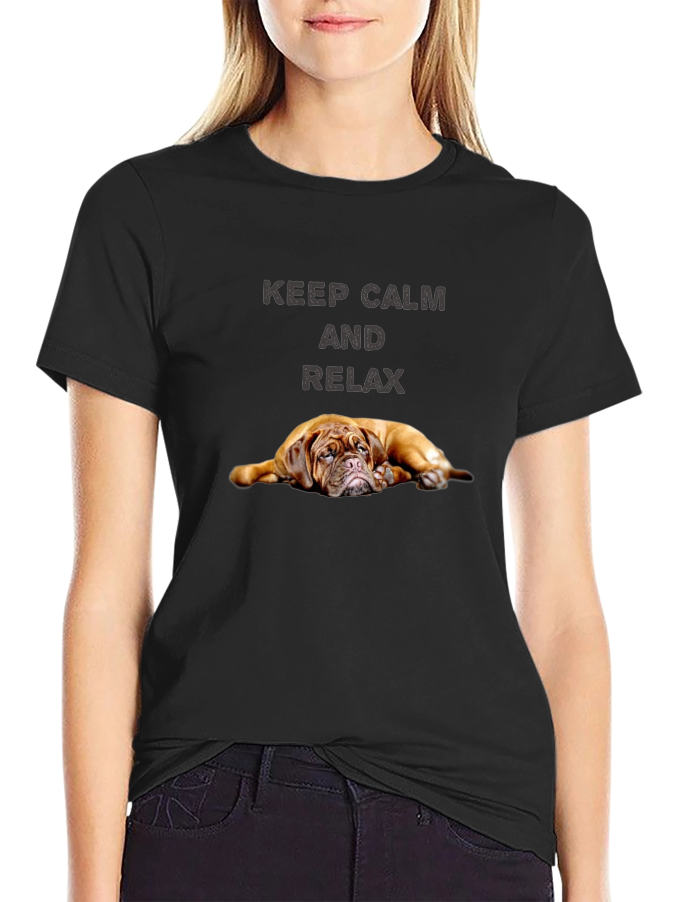 Keep Calm Boxer Dog T-Shirt