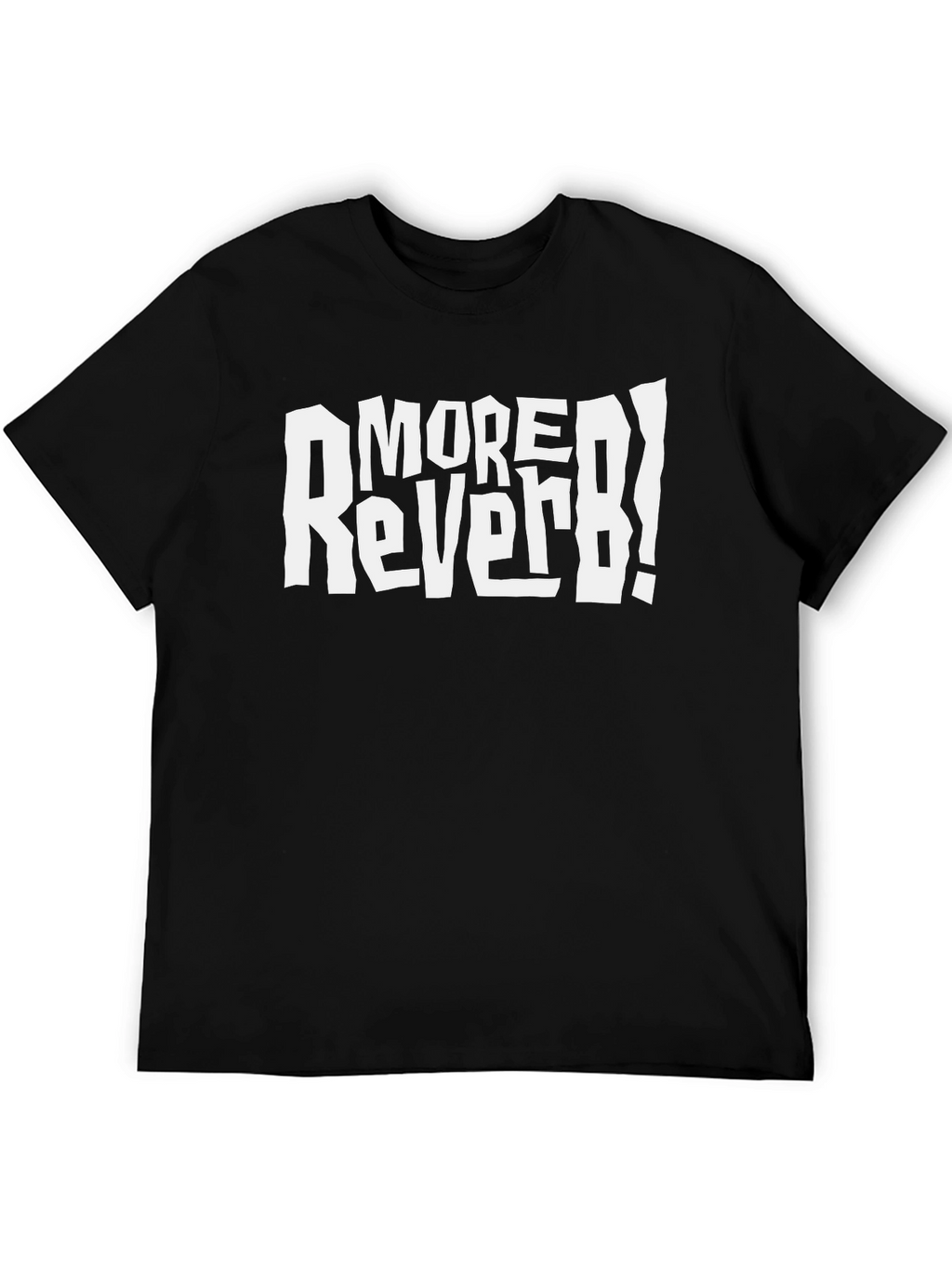 More Reverb! Graphic Tee - Black Cotton T-Shirt