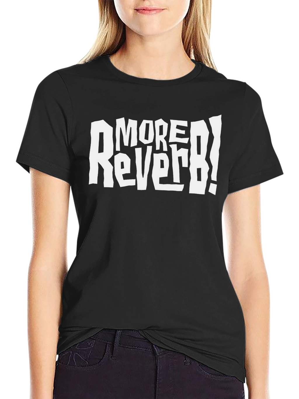 More Reverb! Graphic Tee - Black Cotton T-Shirt