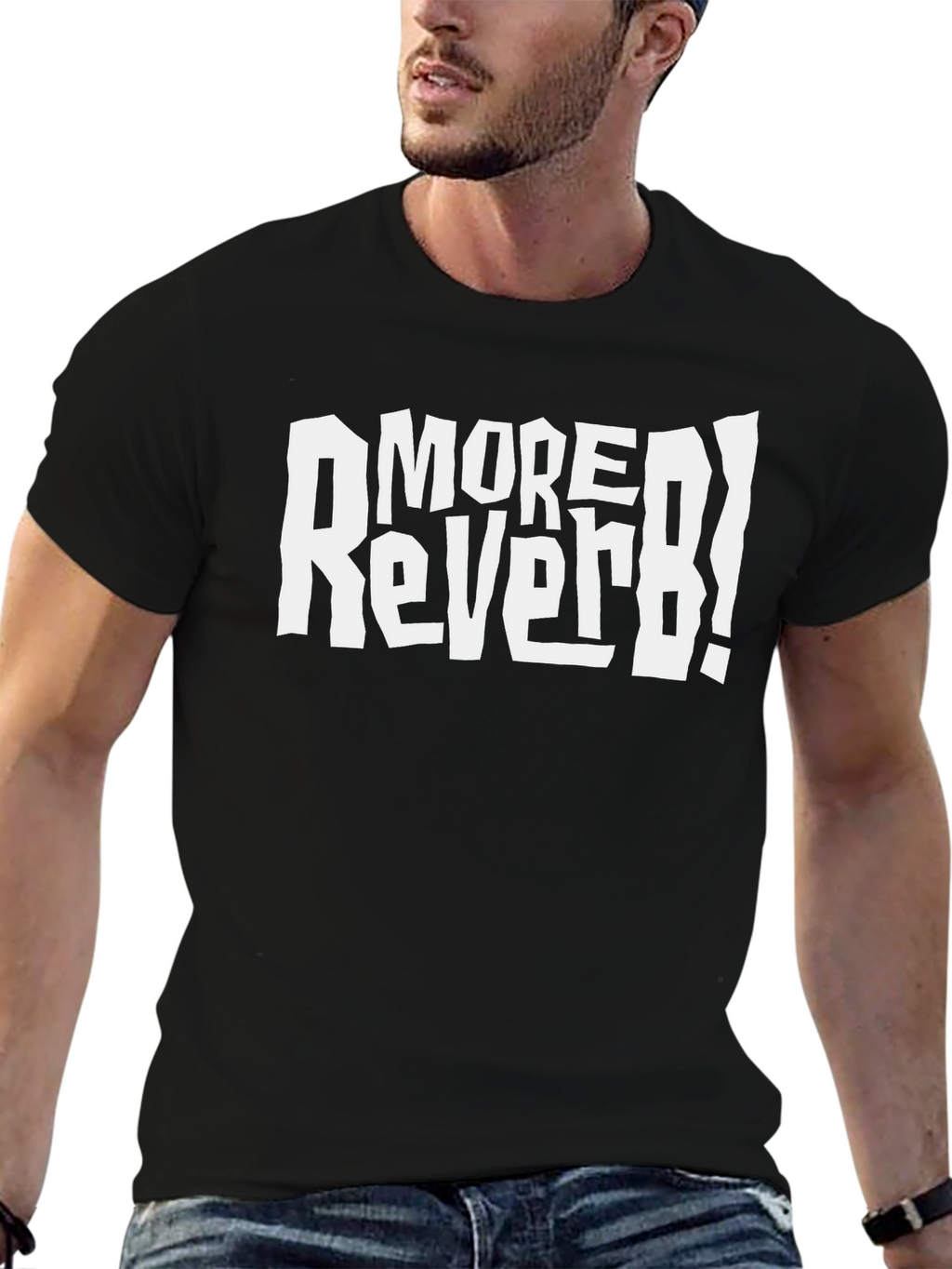 More Reverb! Graphic Tee - Black Cotton T-Shirt