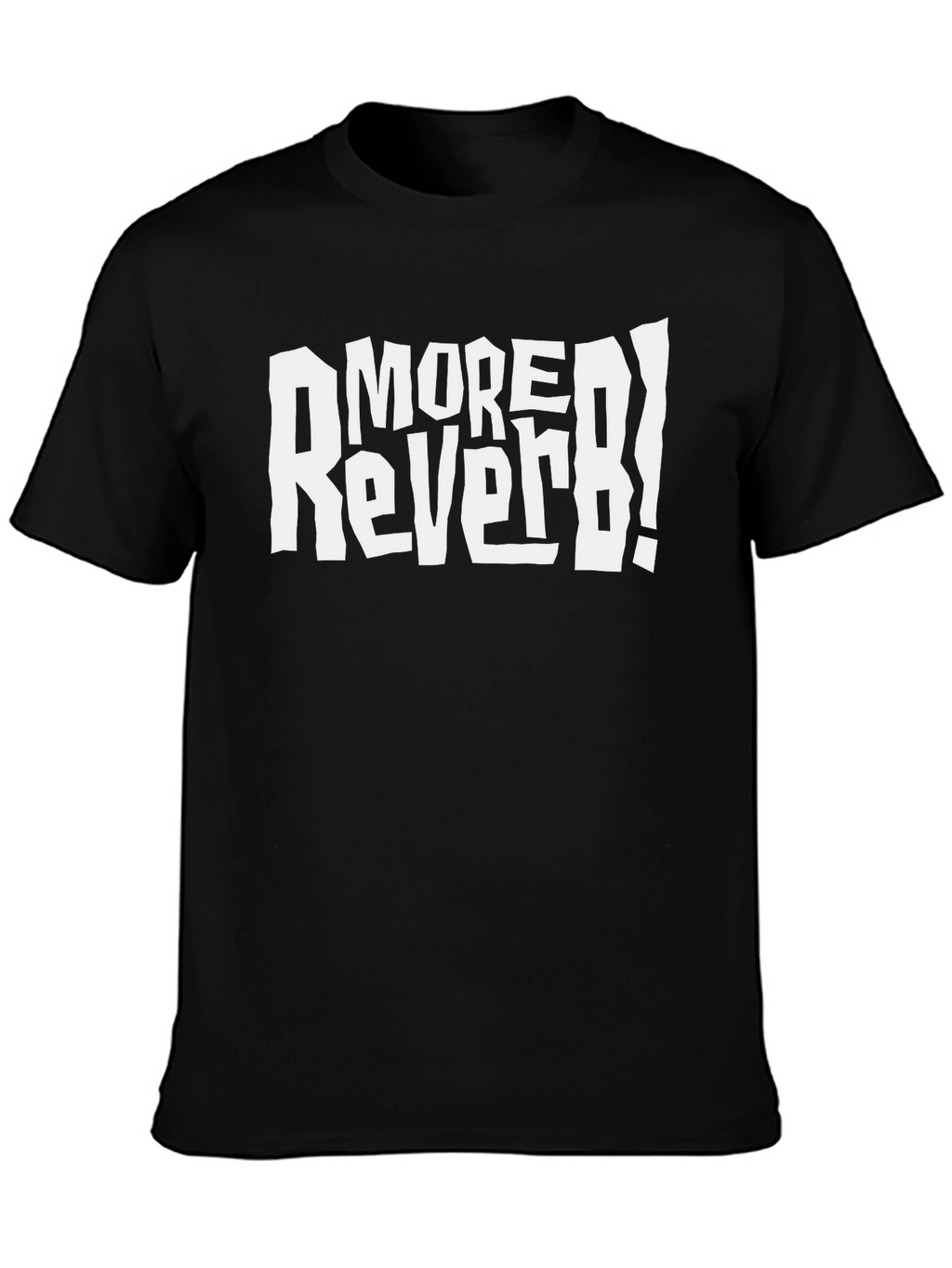 More Reverb! Graphic Tee - Black Cotton T-Shirt