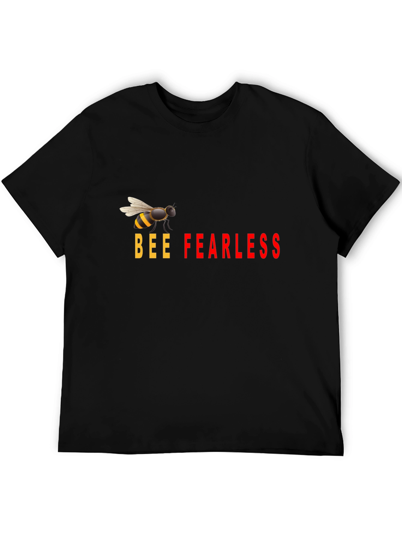 Bee Fearless Graphic Tee - Black