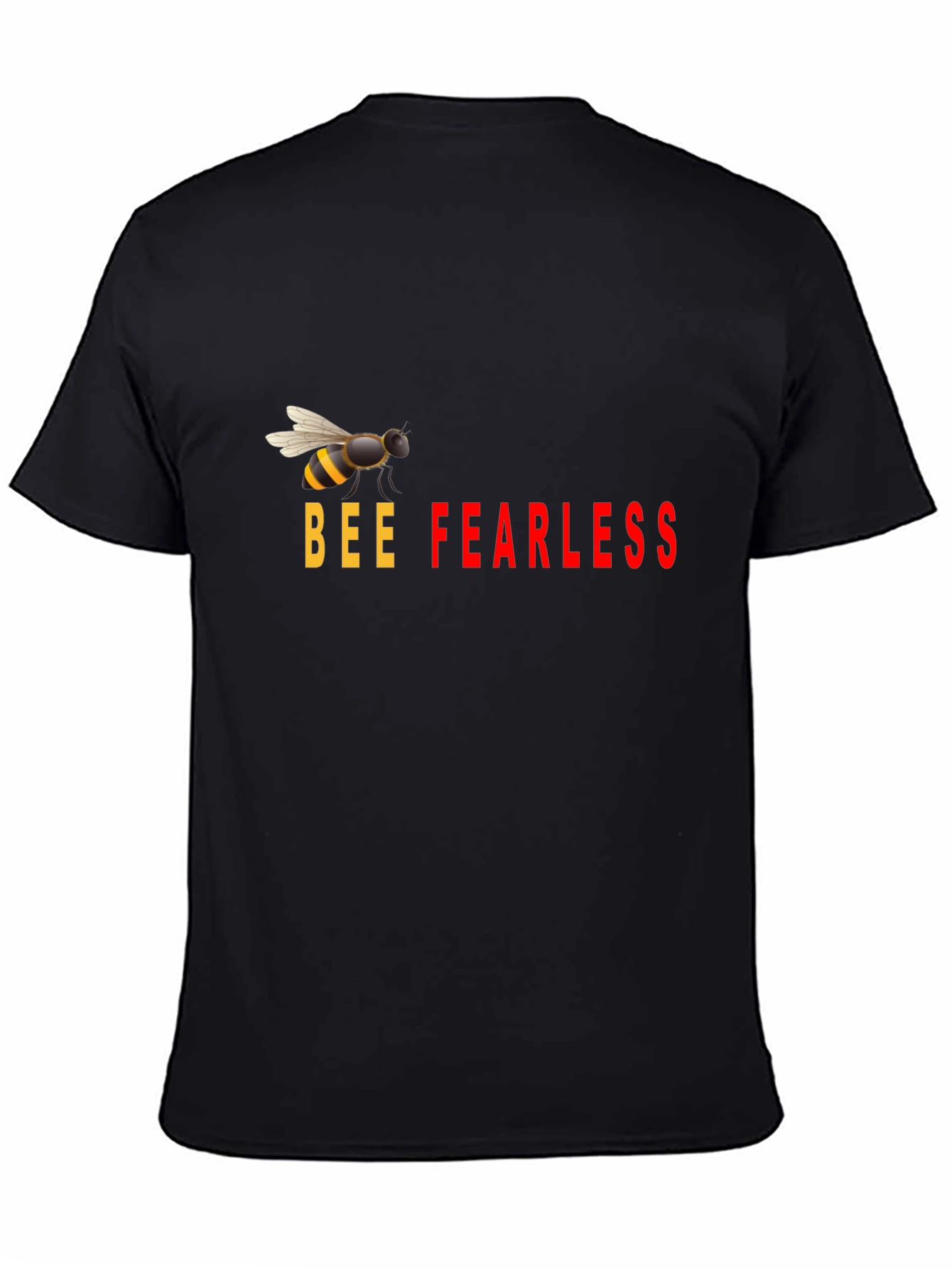 Bee Fearless Graphic Tee - Black