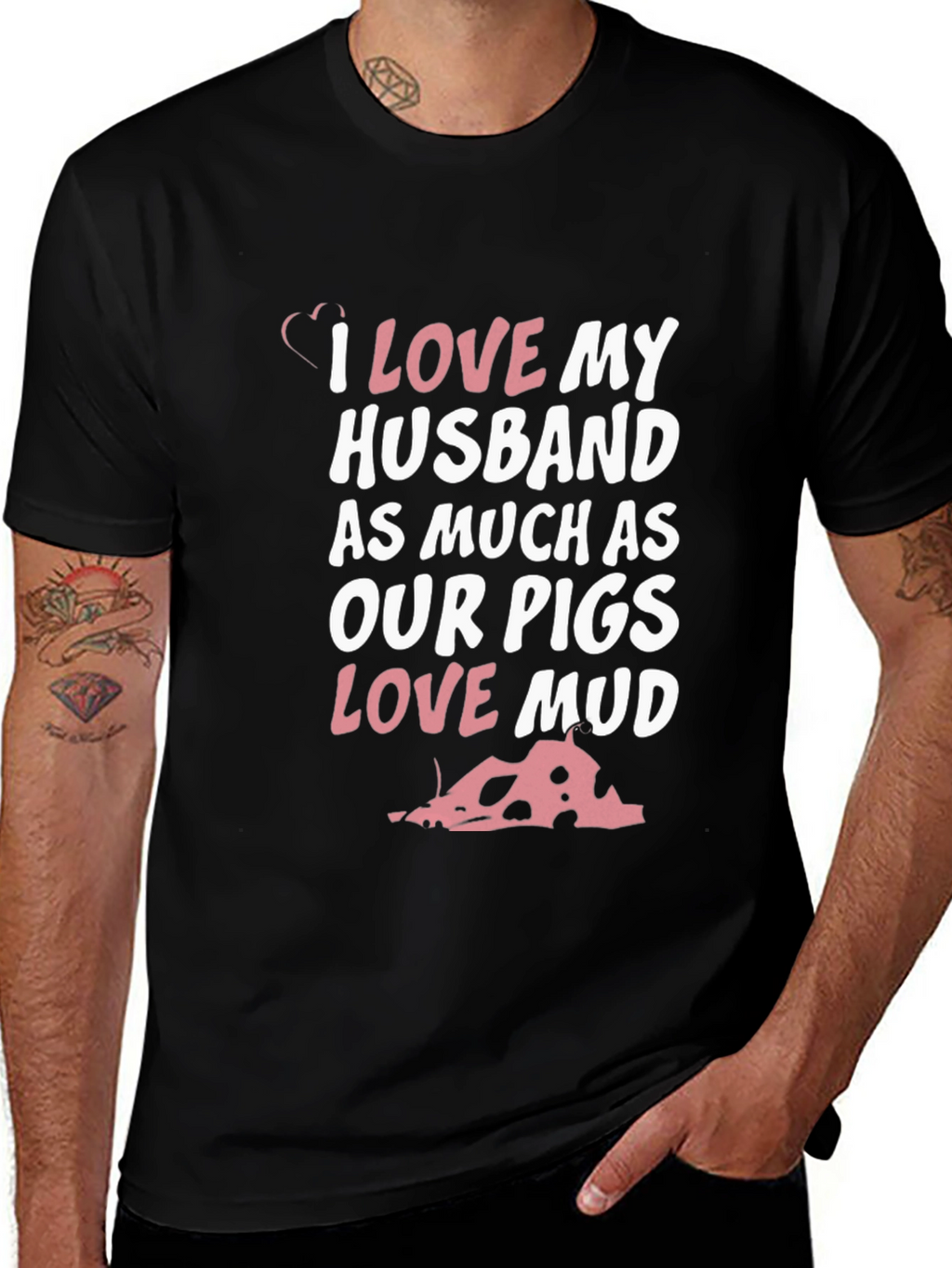 Husband Pig Love T-Shirt