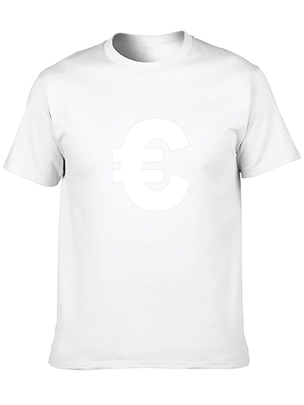 Euro Symbol T-Shirt - Classic Black Tee