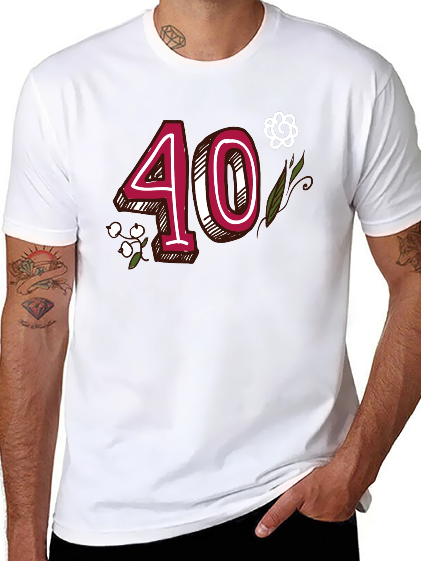 Fun 40th Birthday Graphic Tee