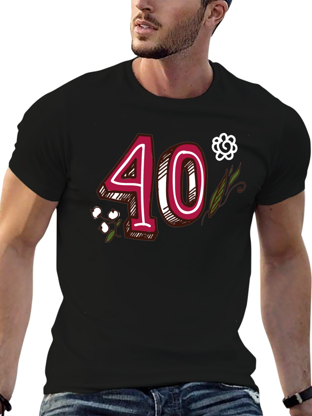 Fun 40th Birthday Graphic Tee