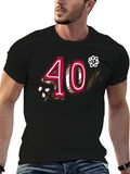 Fun 40th Birthday Graphic Tee