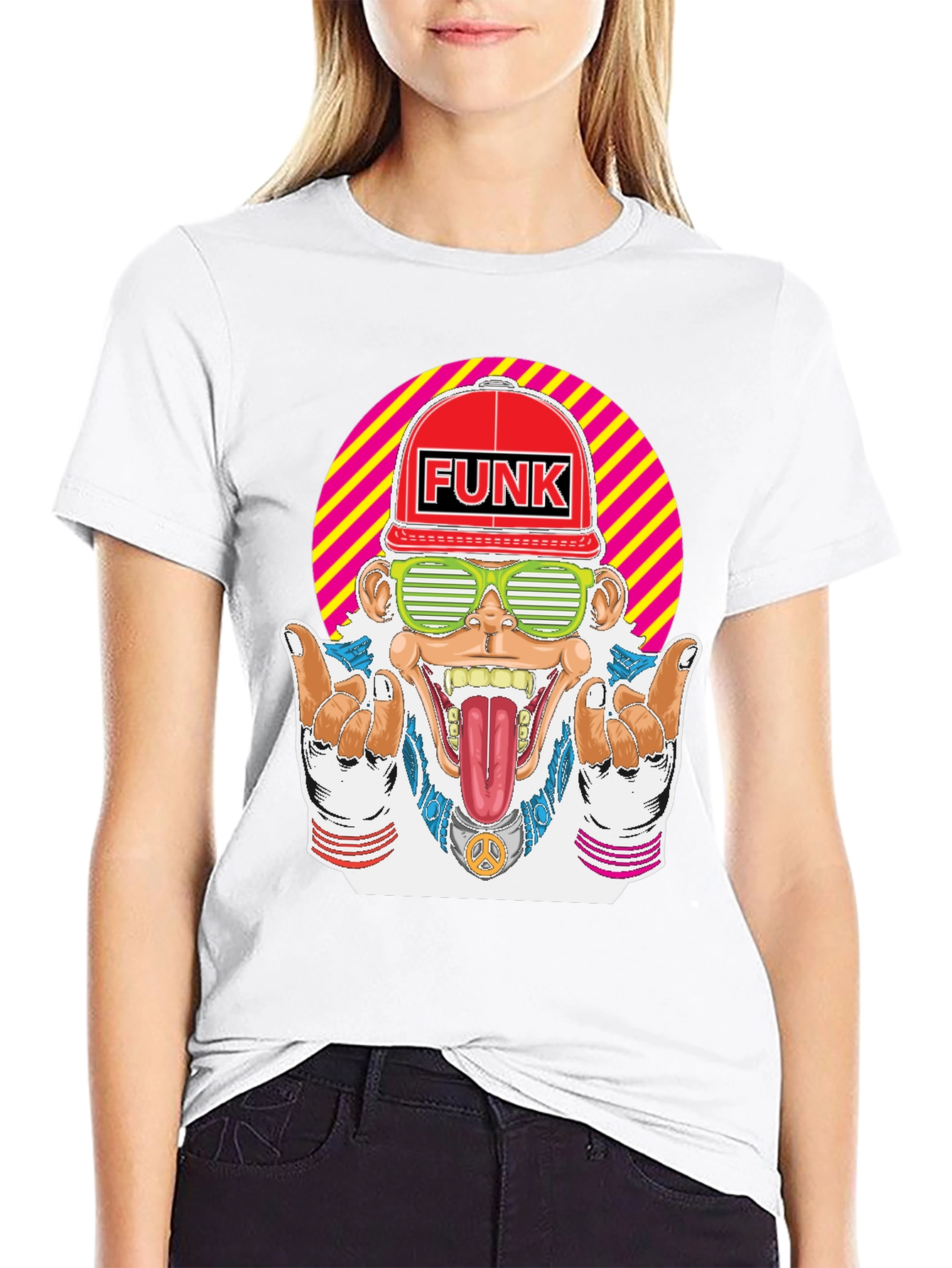 Funky Monkey Graphic T-Shirt