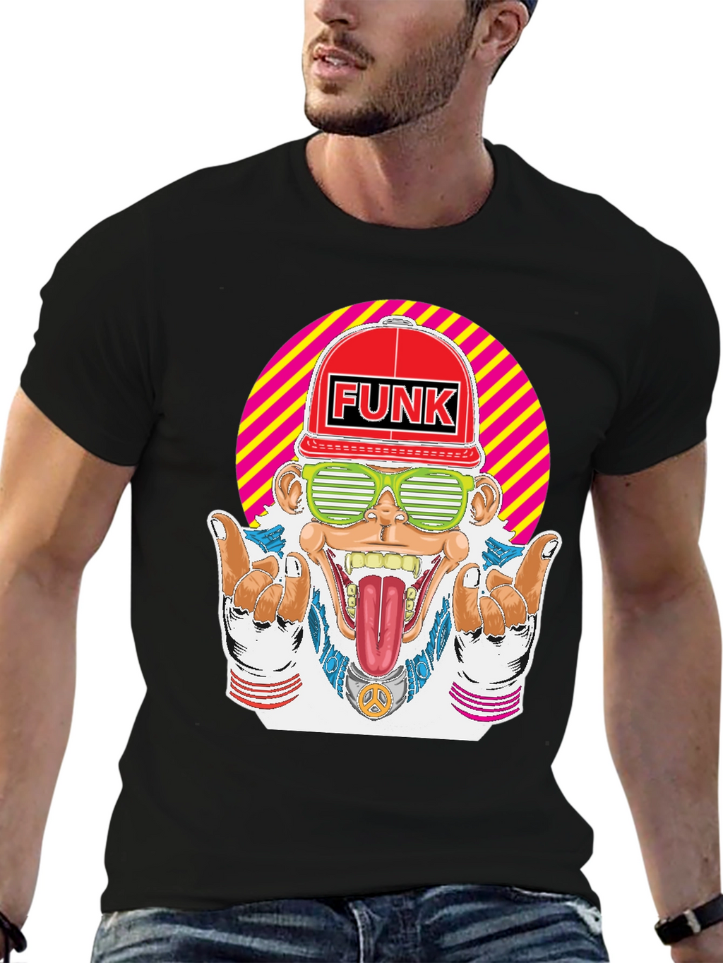 Funky Monkey Graphic T-Shirt