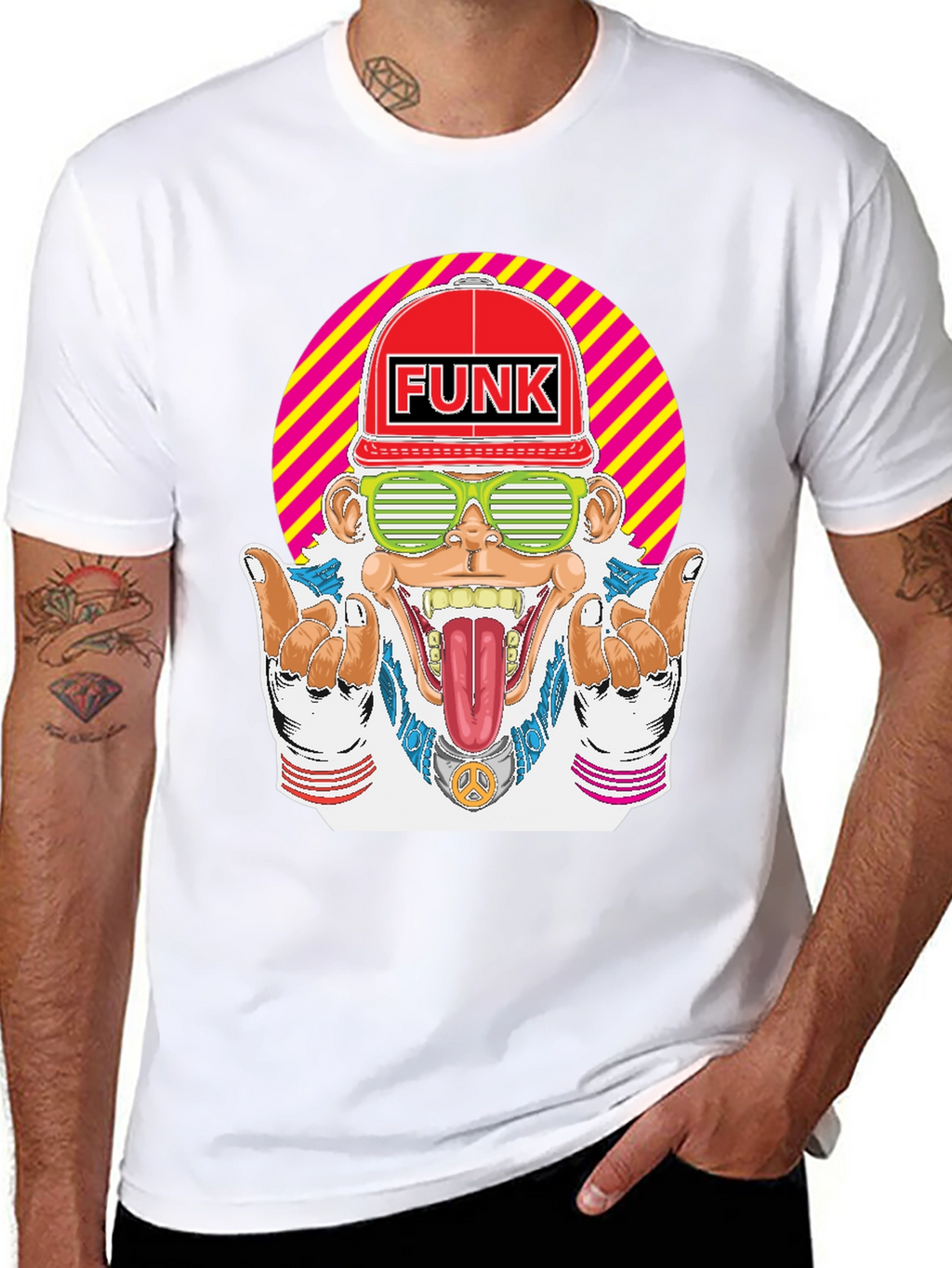Funky Monkey Graphic T-Shirt