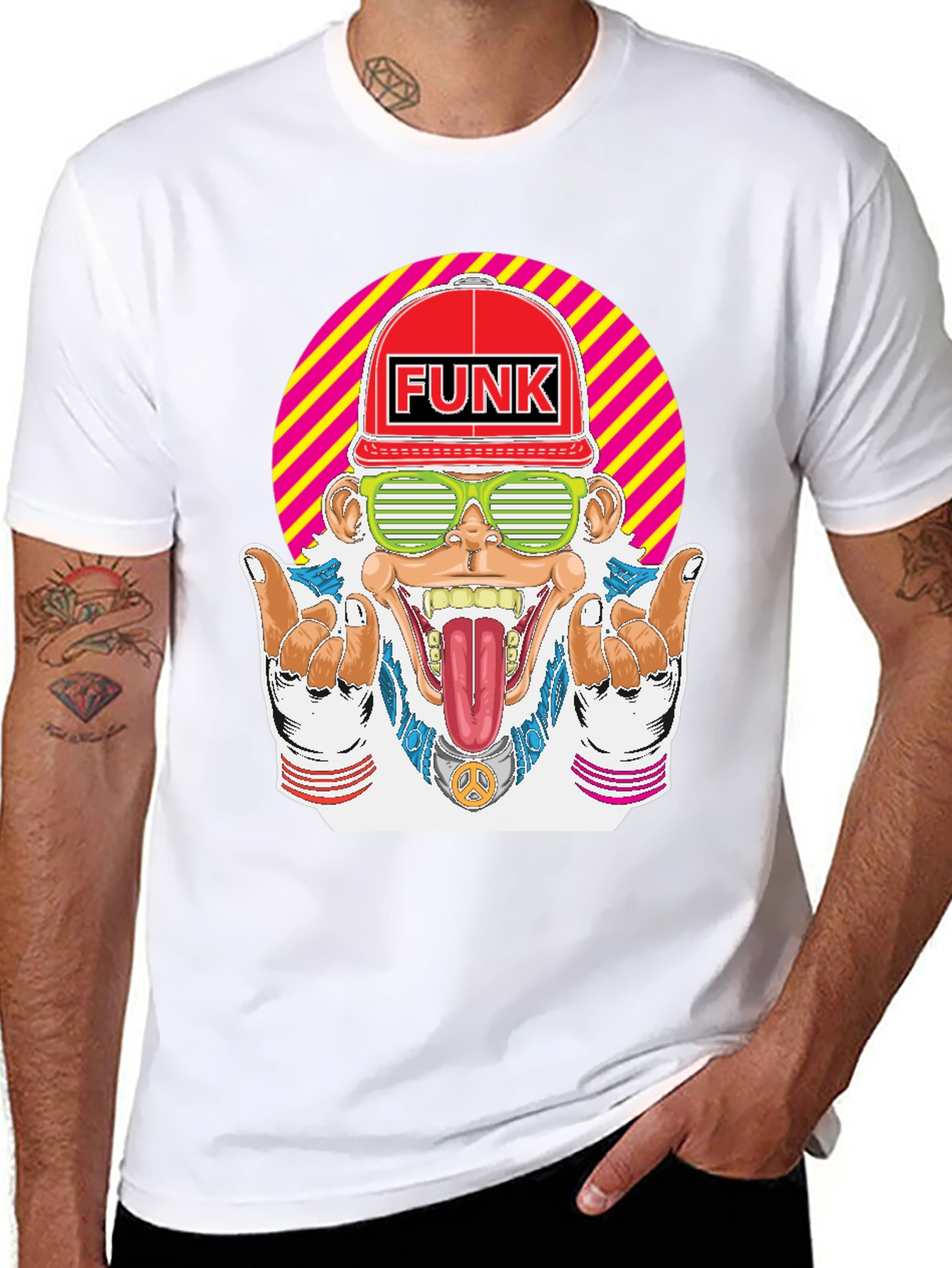 Funky Monkey Graphic T-Shirt