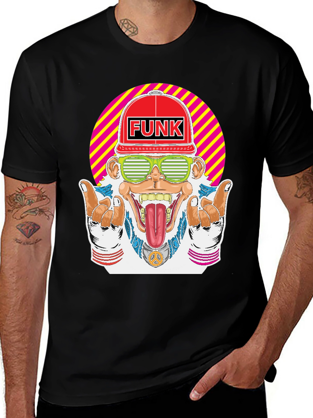 Funky Monkey Graphic T-Shirt