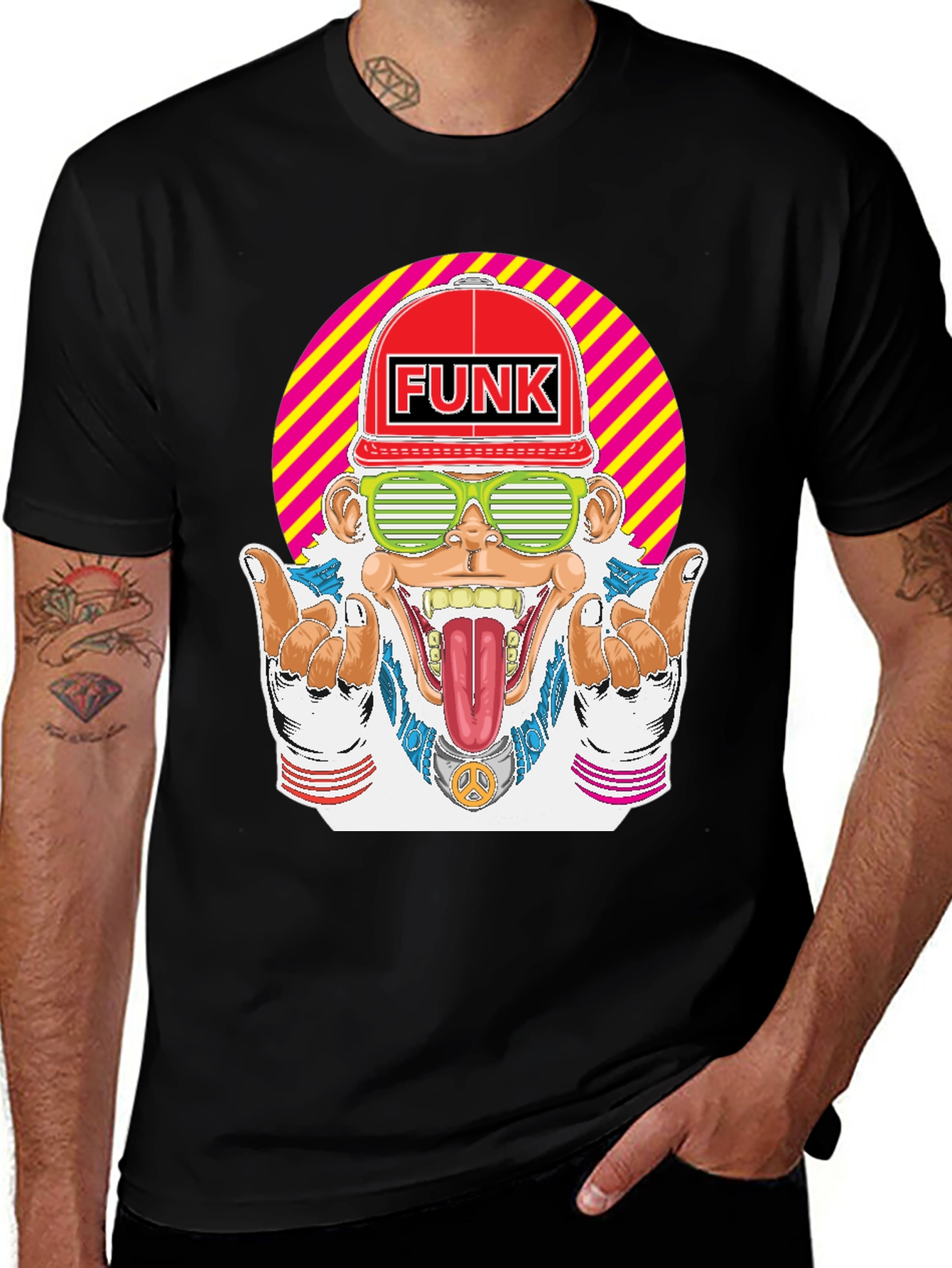 Funky Monkey Graphic T-Shirt