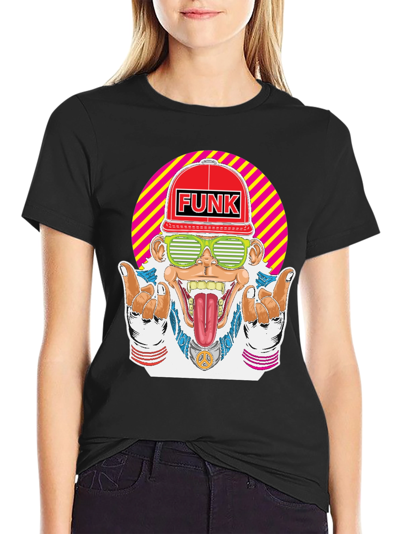 Funky Monkey Graphic T-Shirt