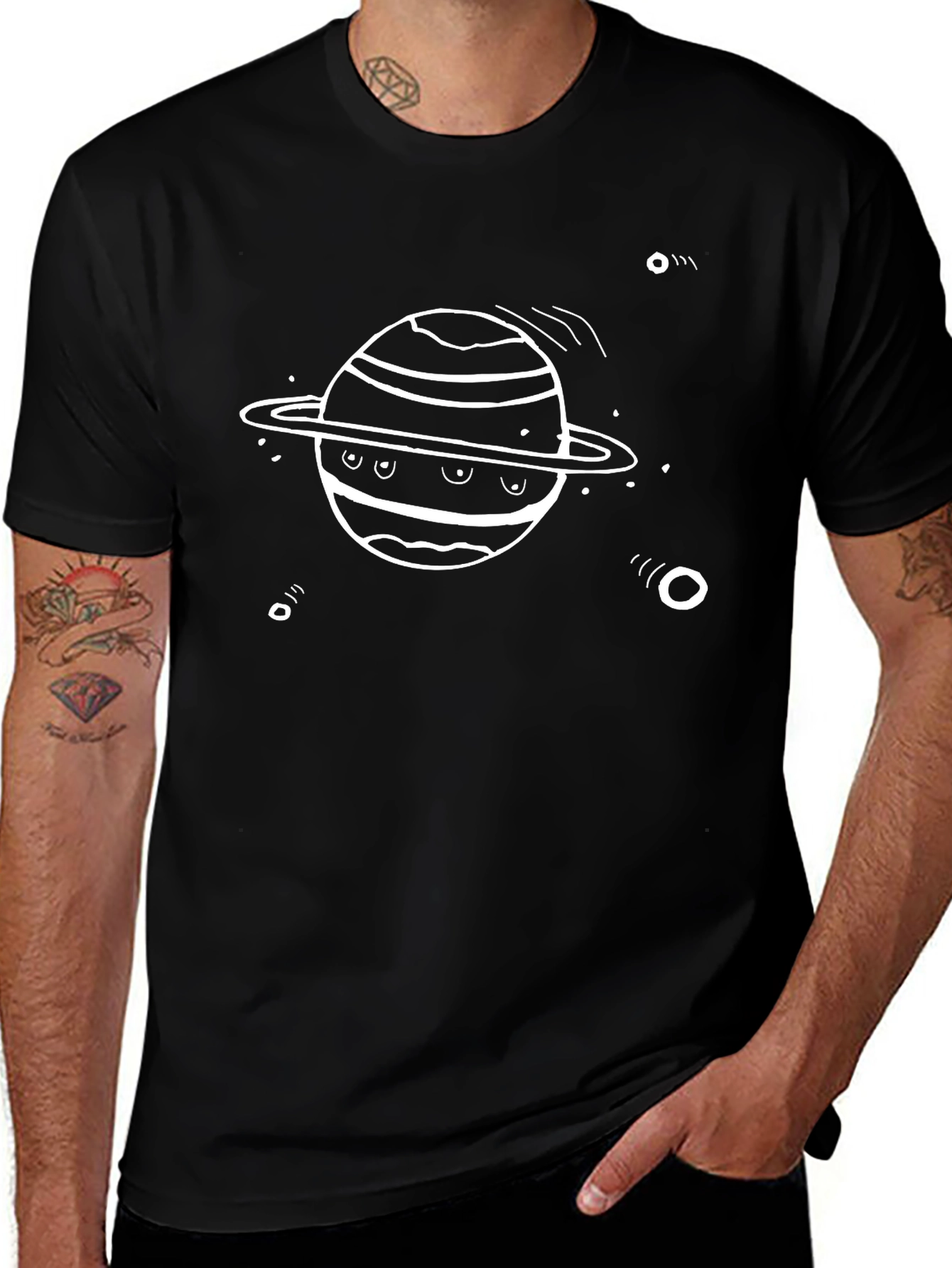 Cool Planet Graphic T-Shirt - Unique Design
