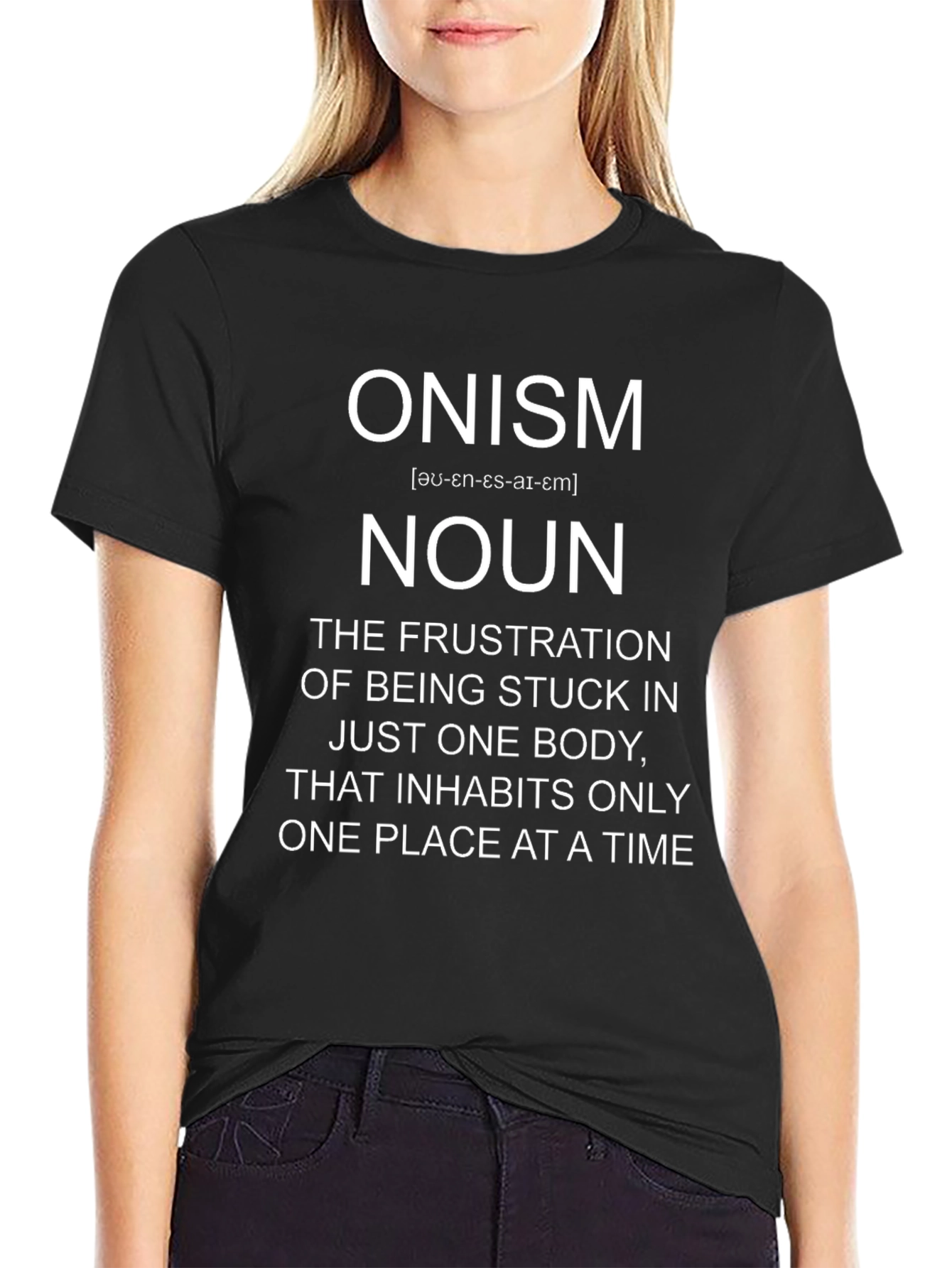 Onism T-Shirt: Stuck in One Body Graphic Tee