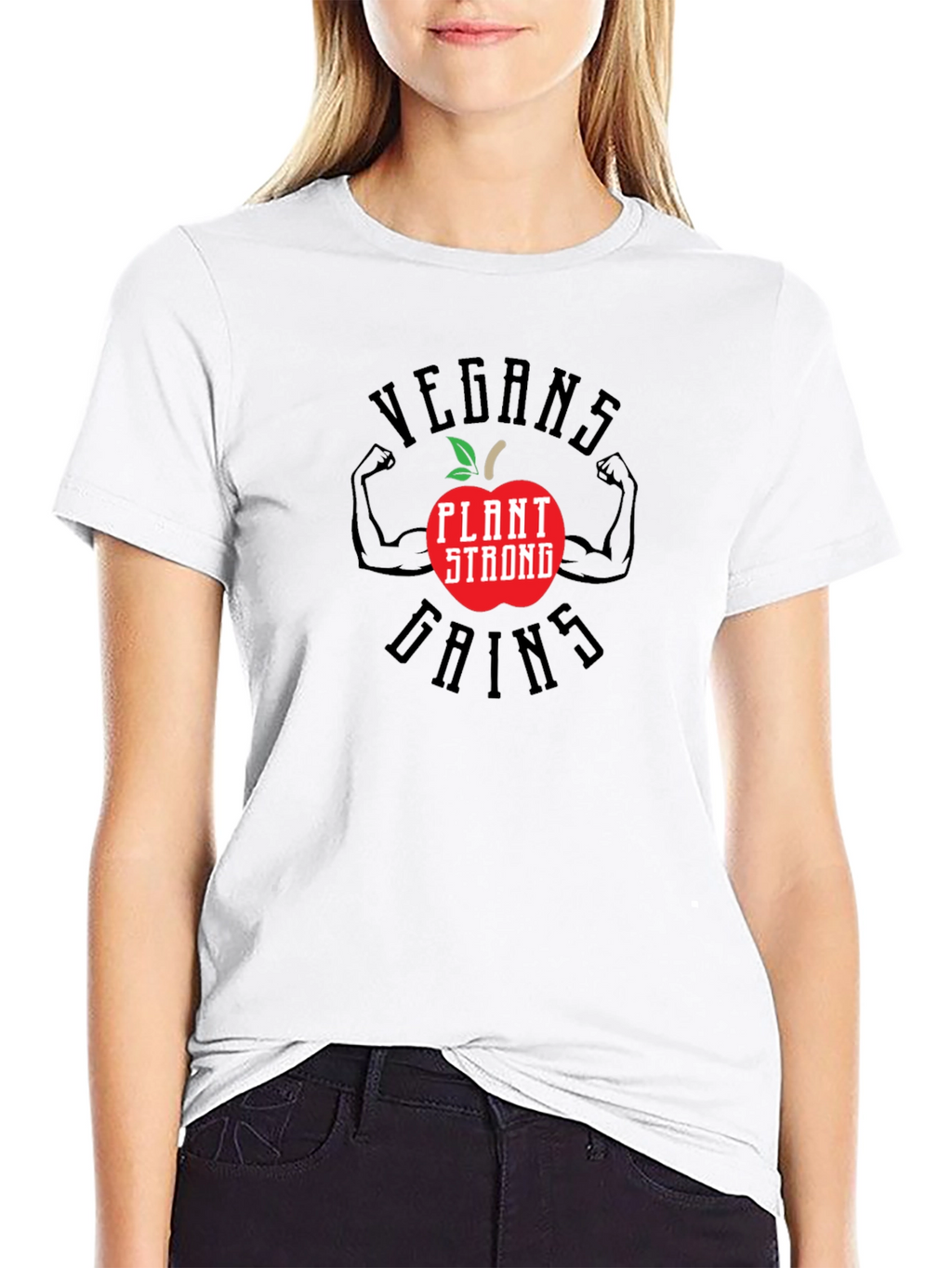 Vegan Gains Plant Strong T-Shirt