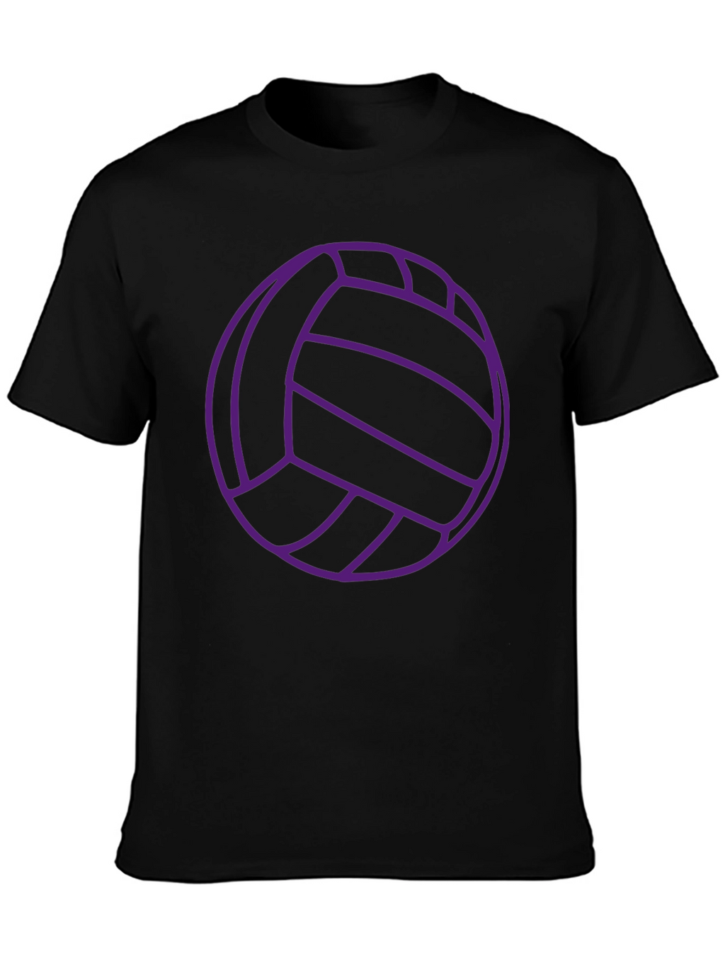 Volleyball Graphic T-Shirt - Black