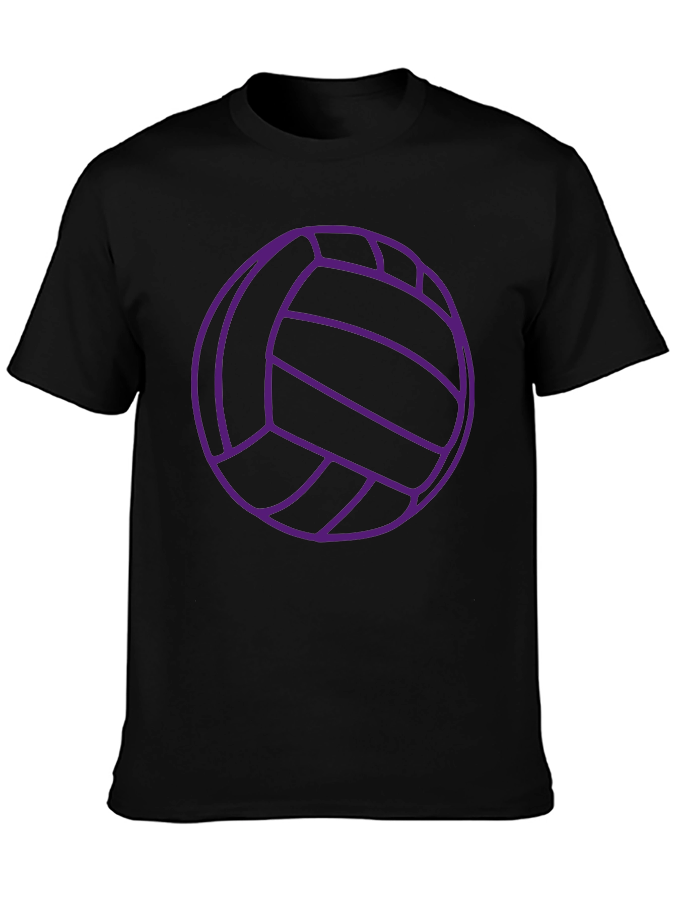 Volleyball Graphic T-Shirt - Black