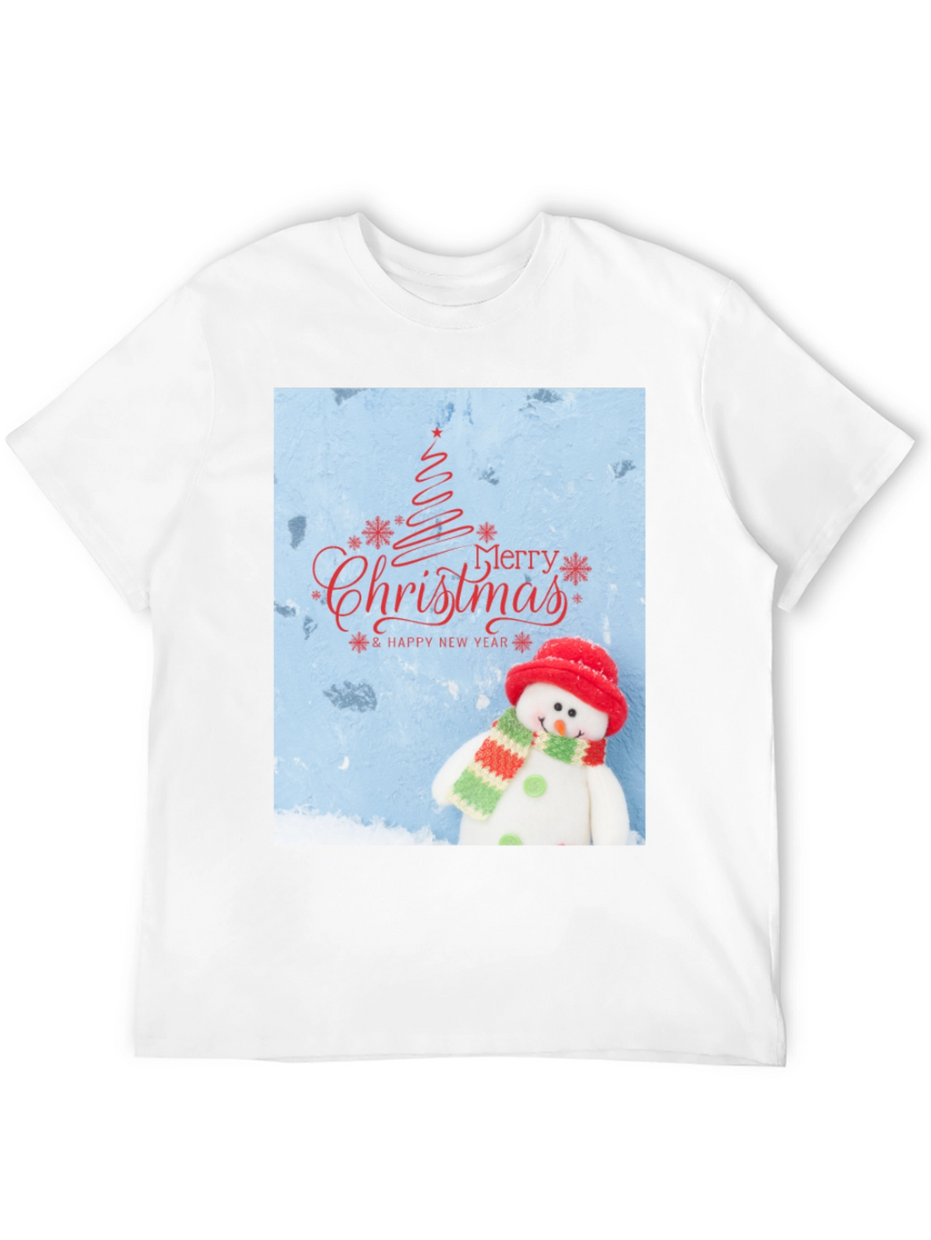 Festive Christmas Snowman T-Shirt