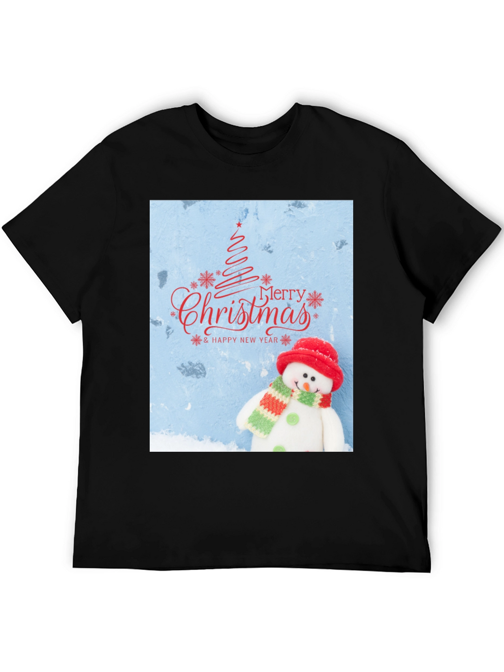 Festive Christmas Snowman T-Shirt