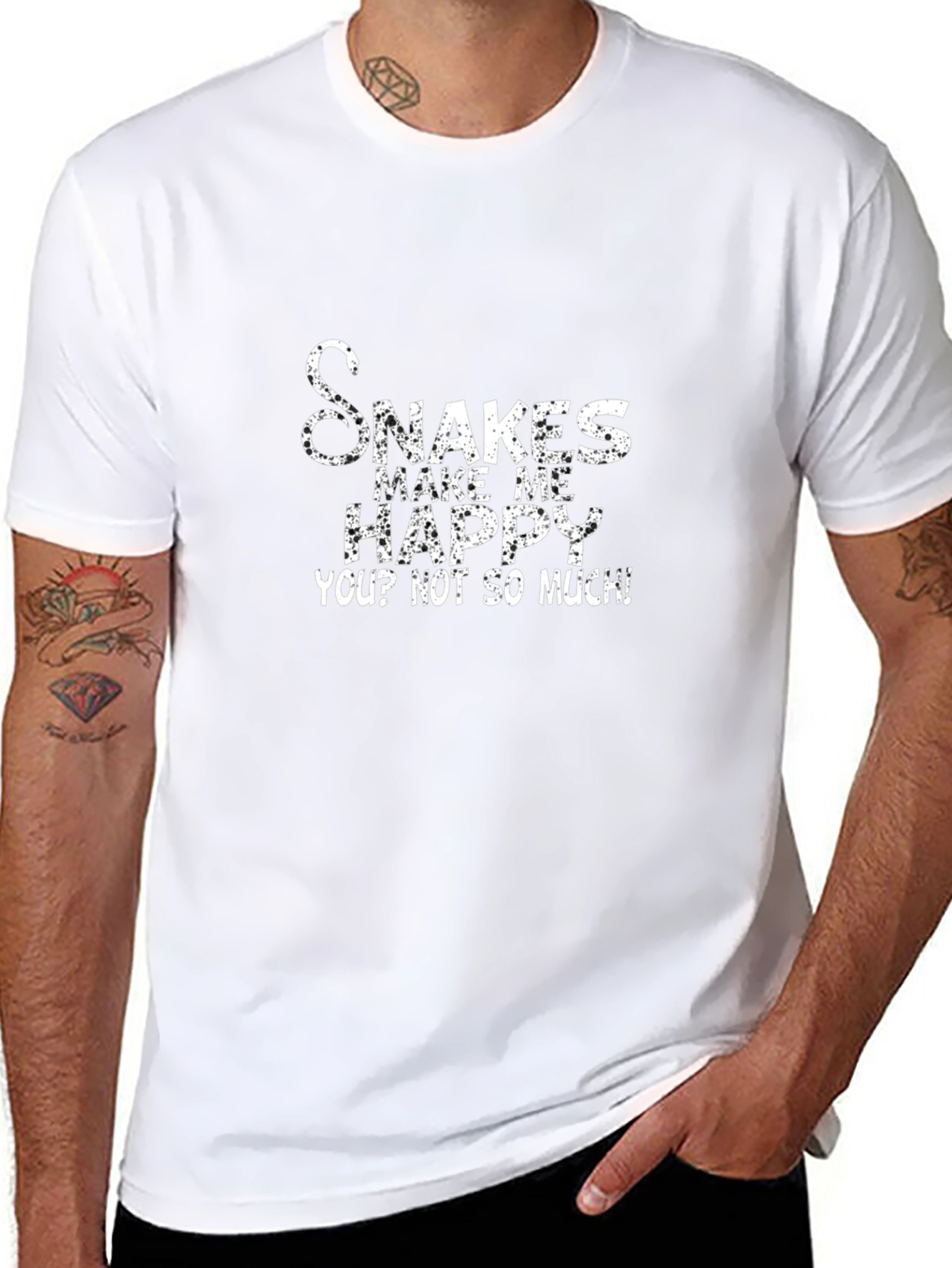 Snakes Make Me Happy Graphic Tee