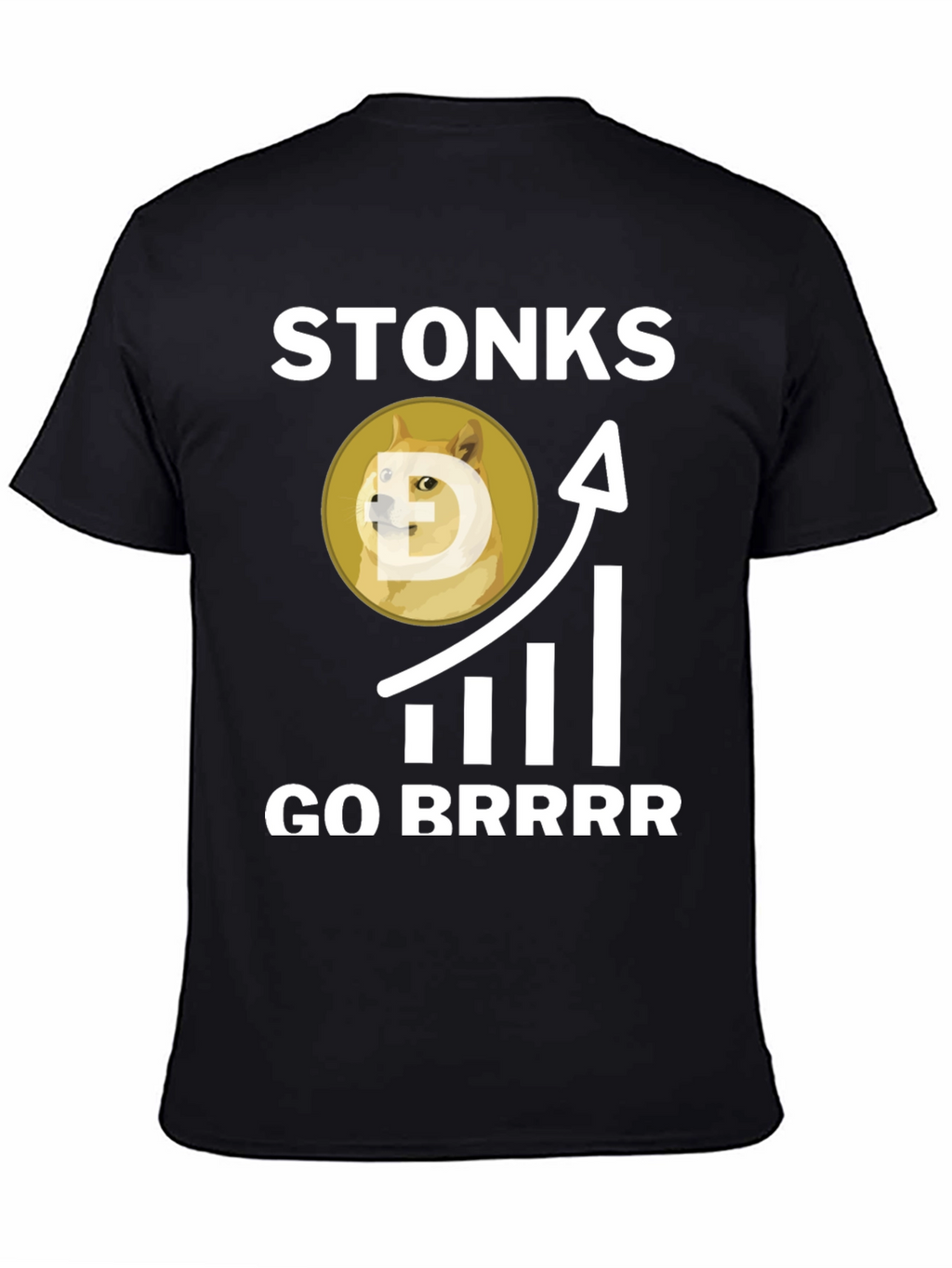 Stonks Go Brrrr Dogecoin Meme T-Shirt