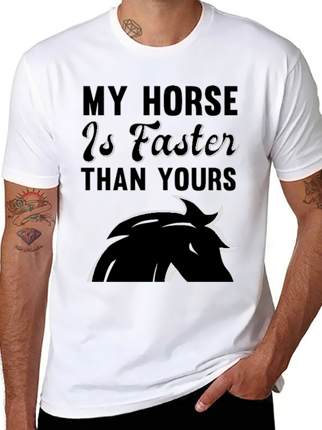 My Horse is Faster Than Yours T-Shirt