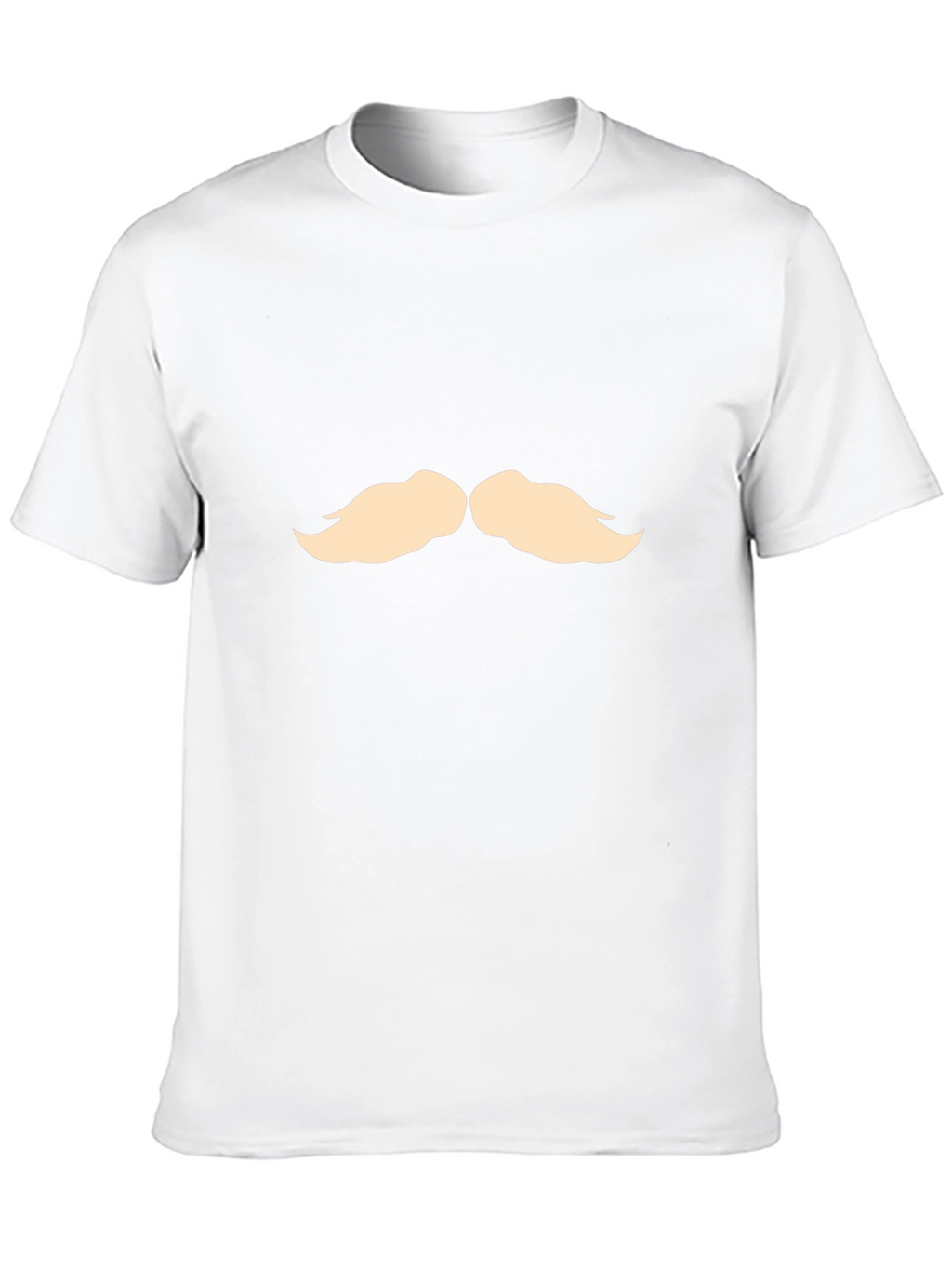 Mustache Graphic Black T-Shirt