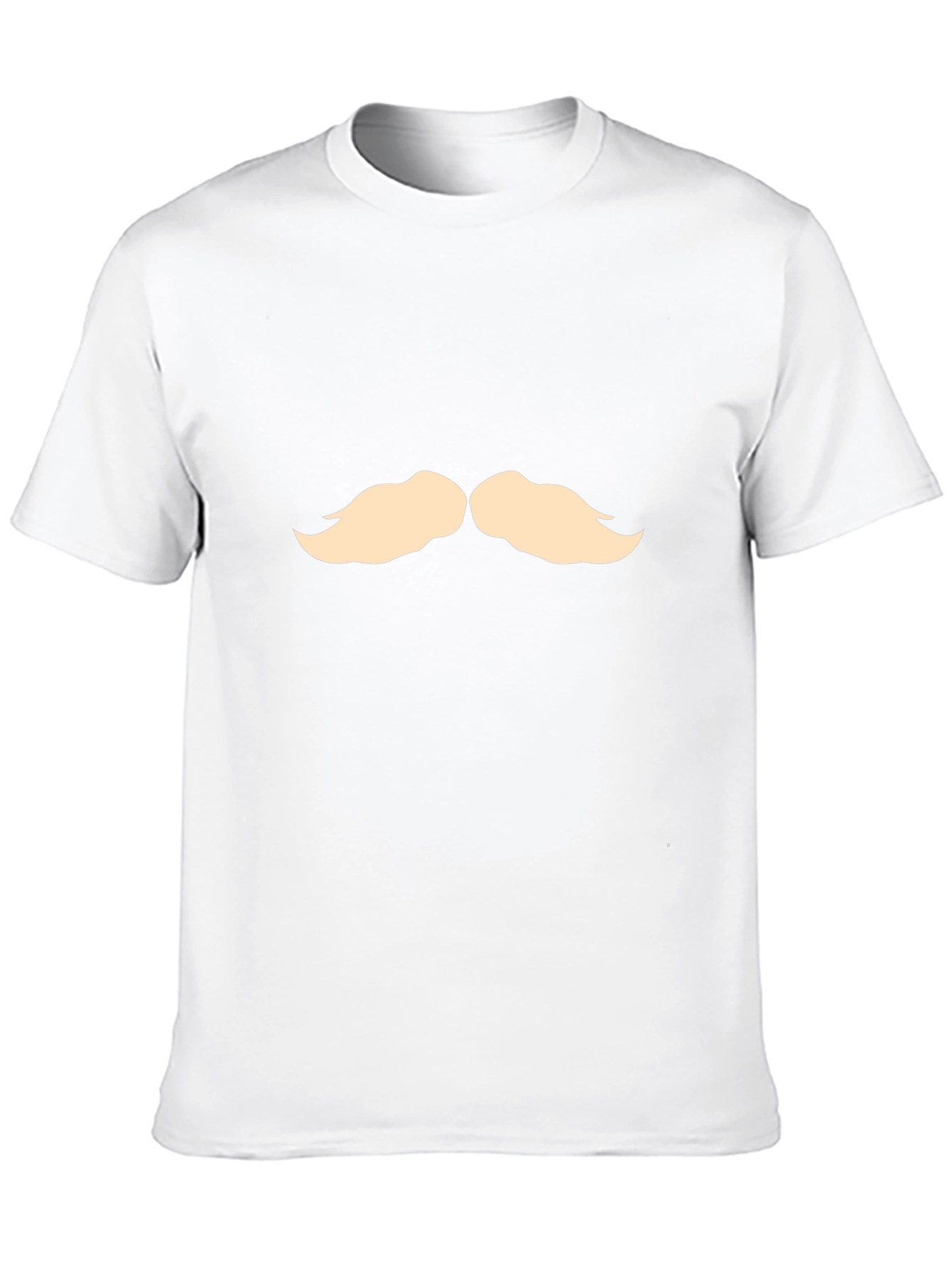 Mustache Graphic Black T-Shirt