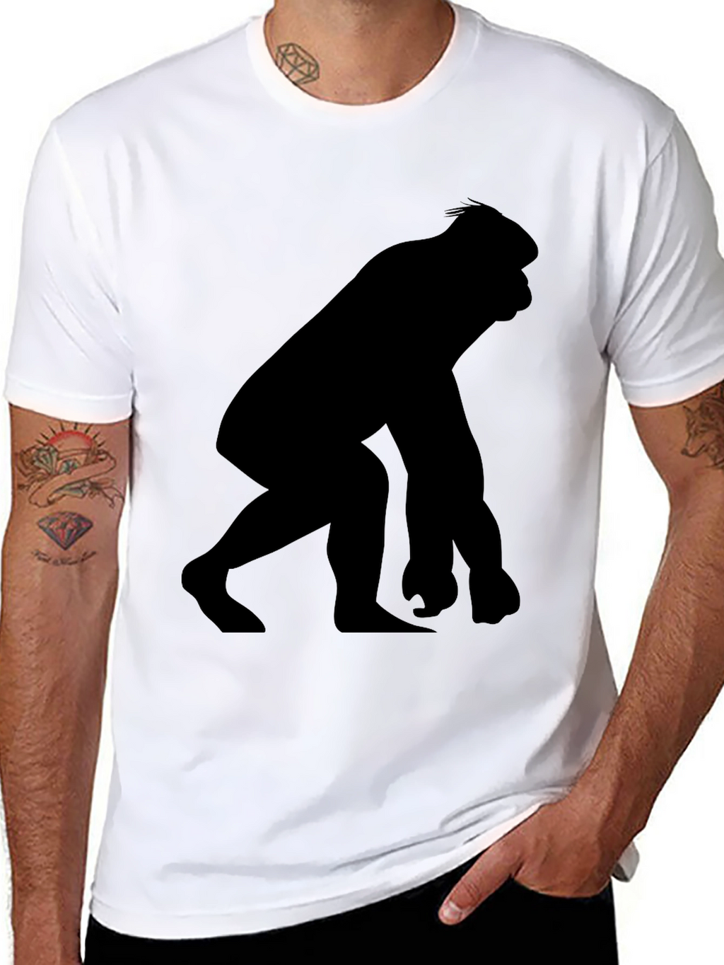 Silhouette Gorilla Graphic Tee