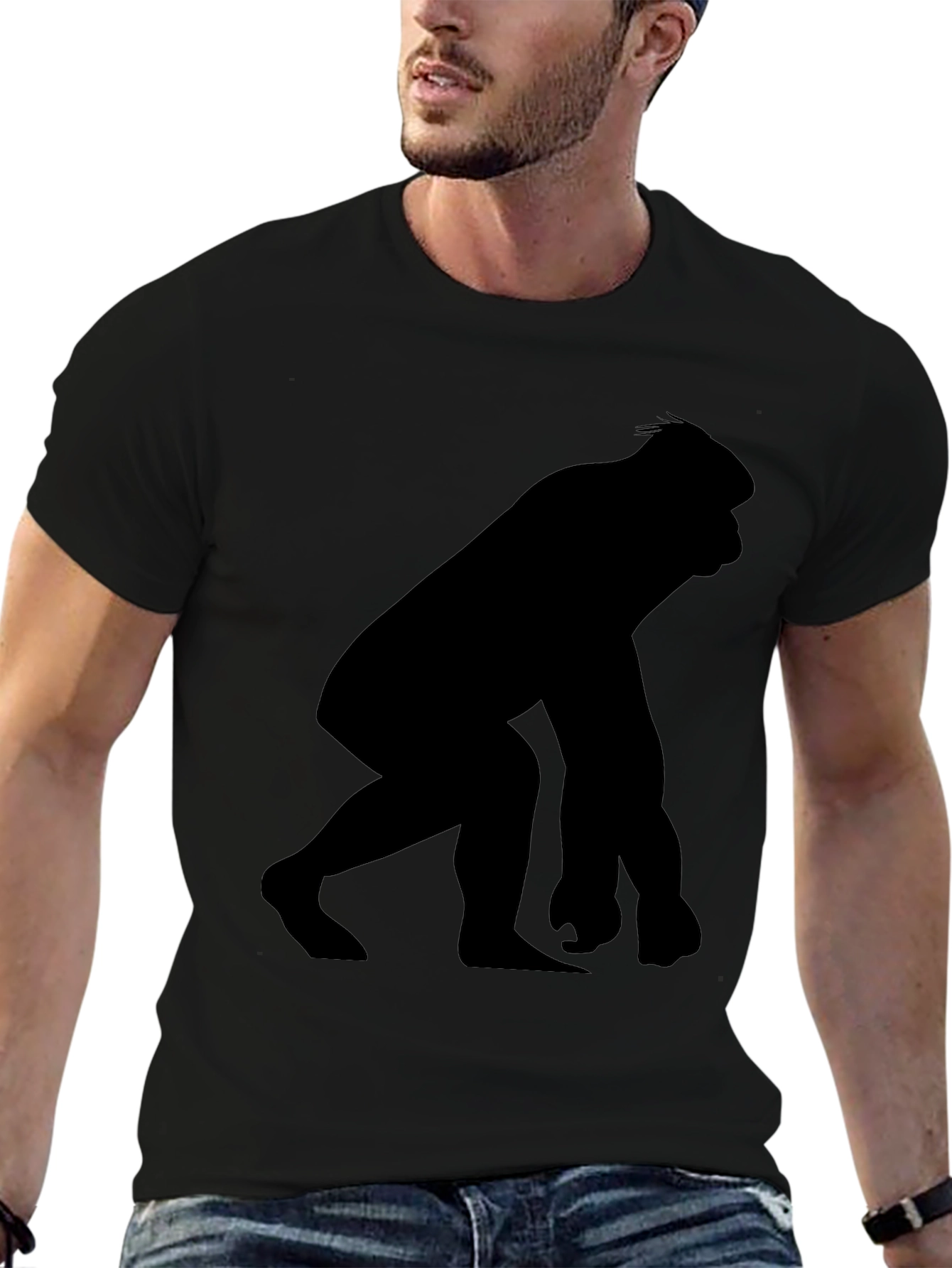 Silhouette Gorilla Graphic Tee