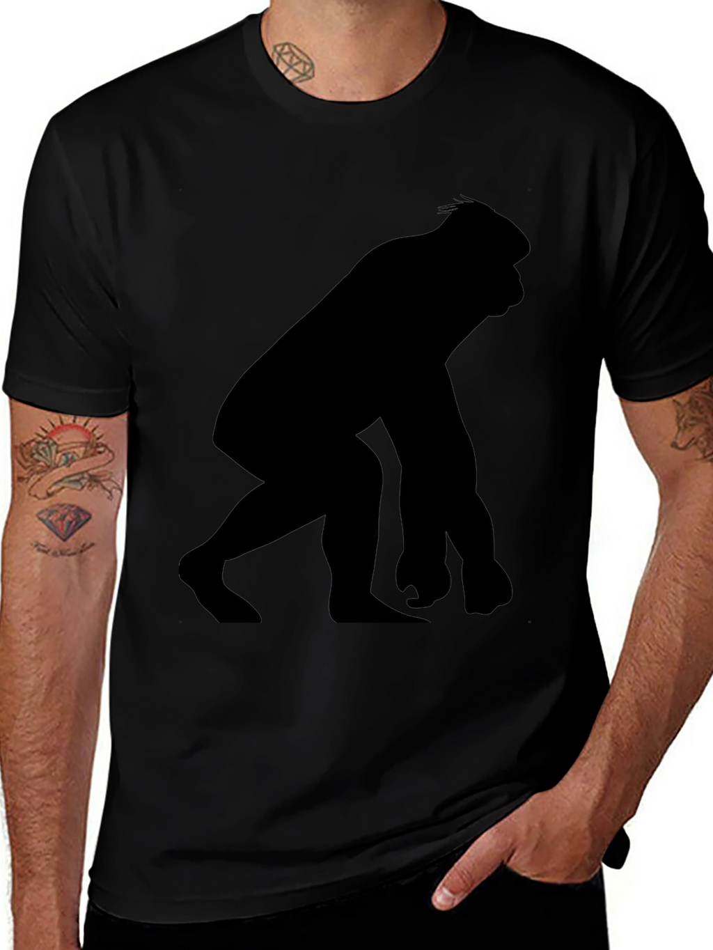 Silhouette Gorilla Graphic Tee
