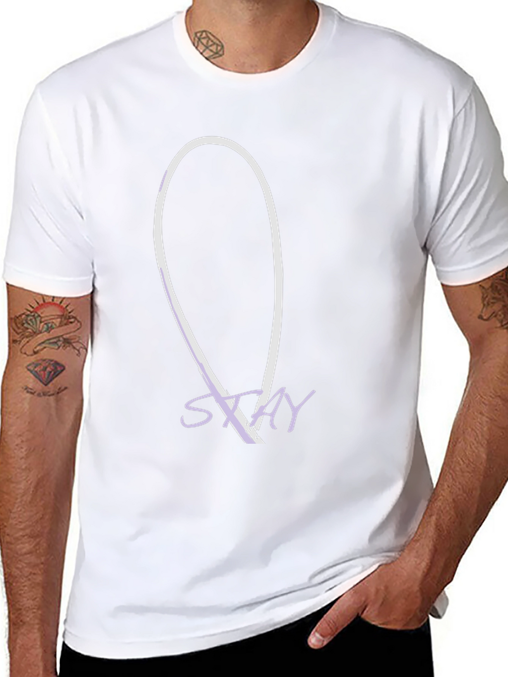 Stay Graphic Tee - Modern Casual Black T-Shirt