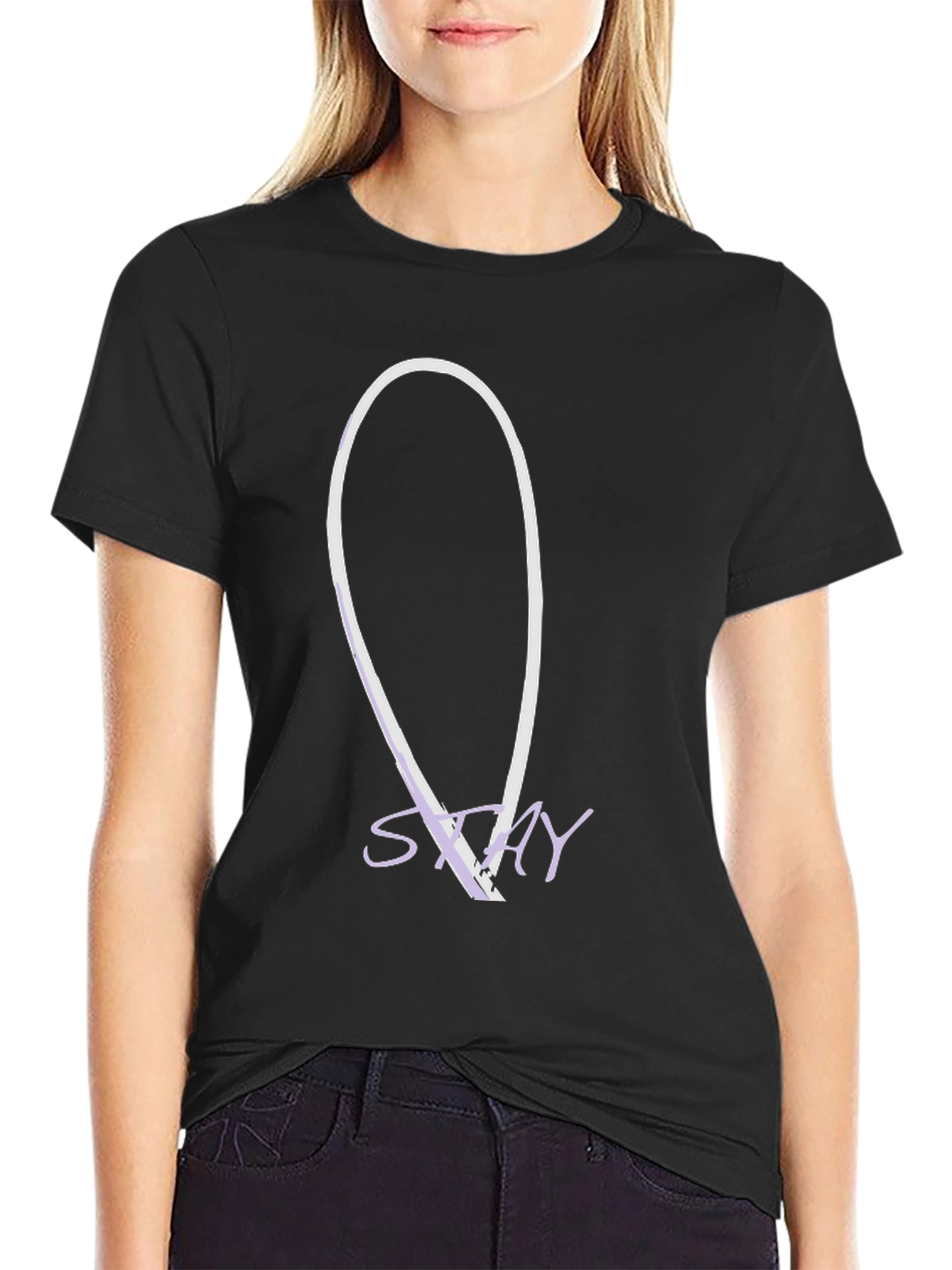 Stay Graphic Tee - Modern Casual Black T-Shirt