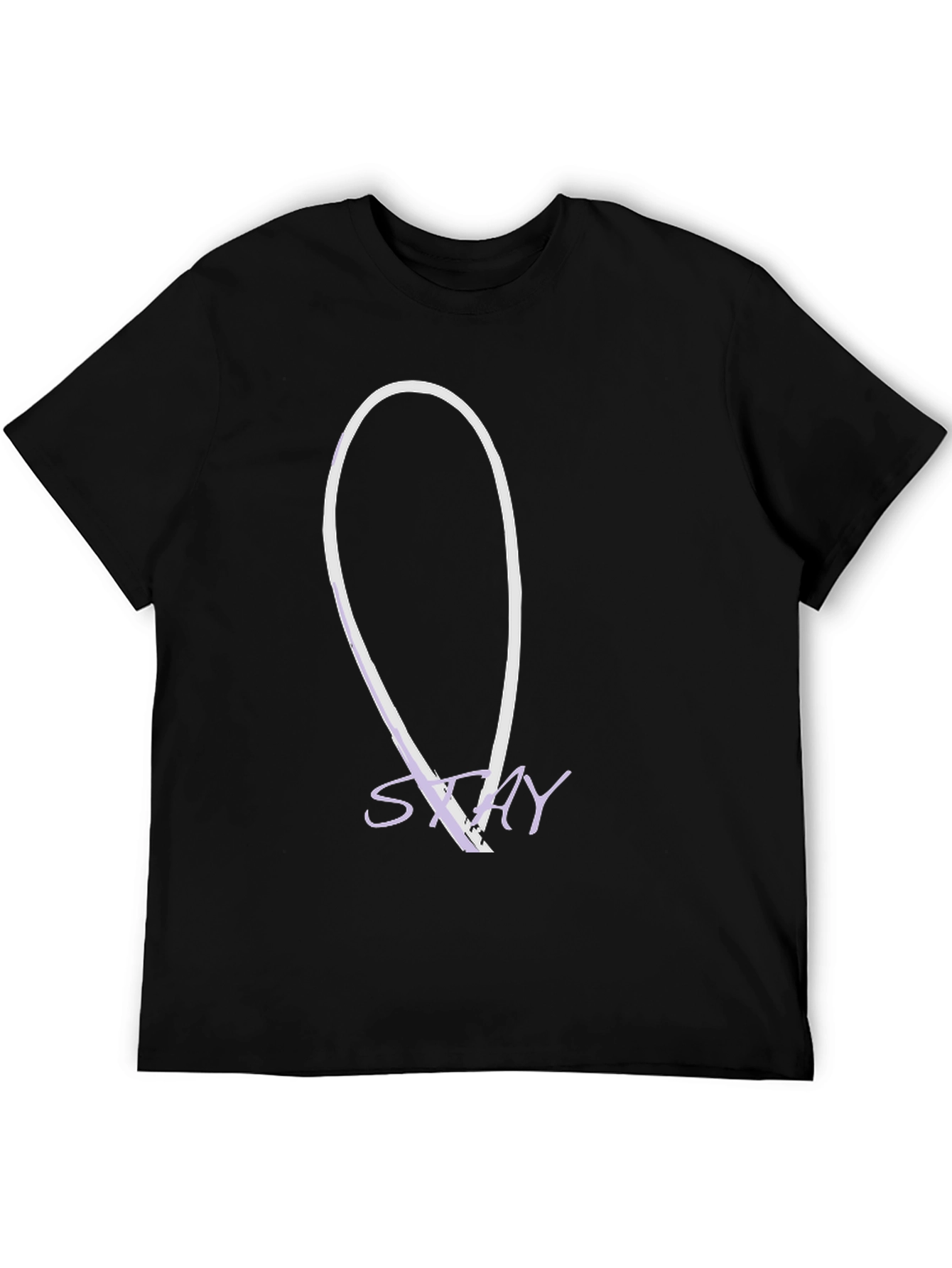 Stay Graphic Tee - Modern Casual Black T-Shirt