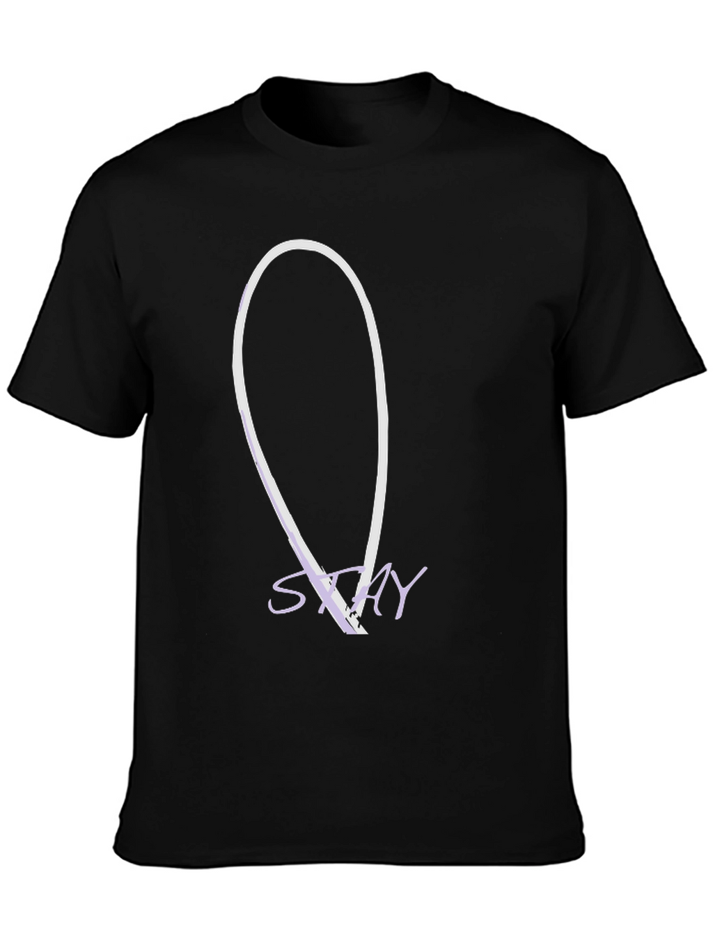 Stay Graphic Tee - Modern Casual Black T-Shirt