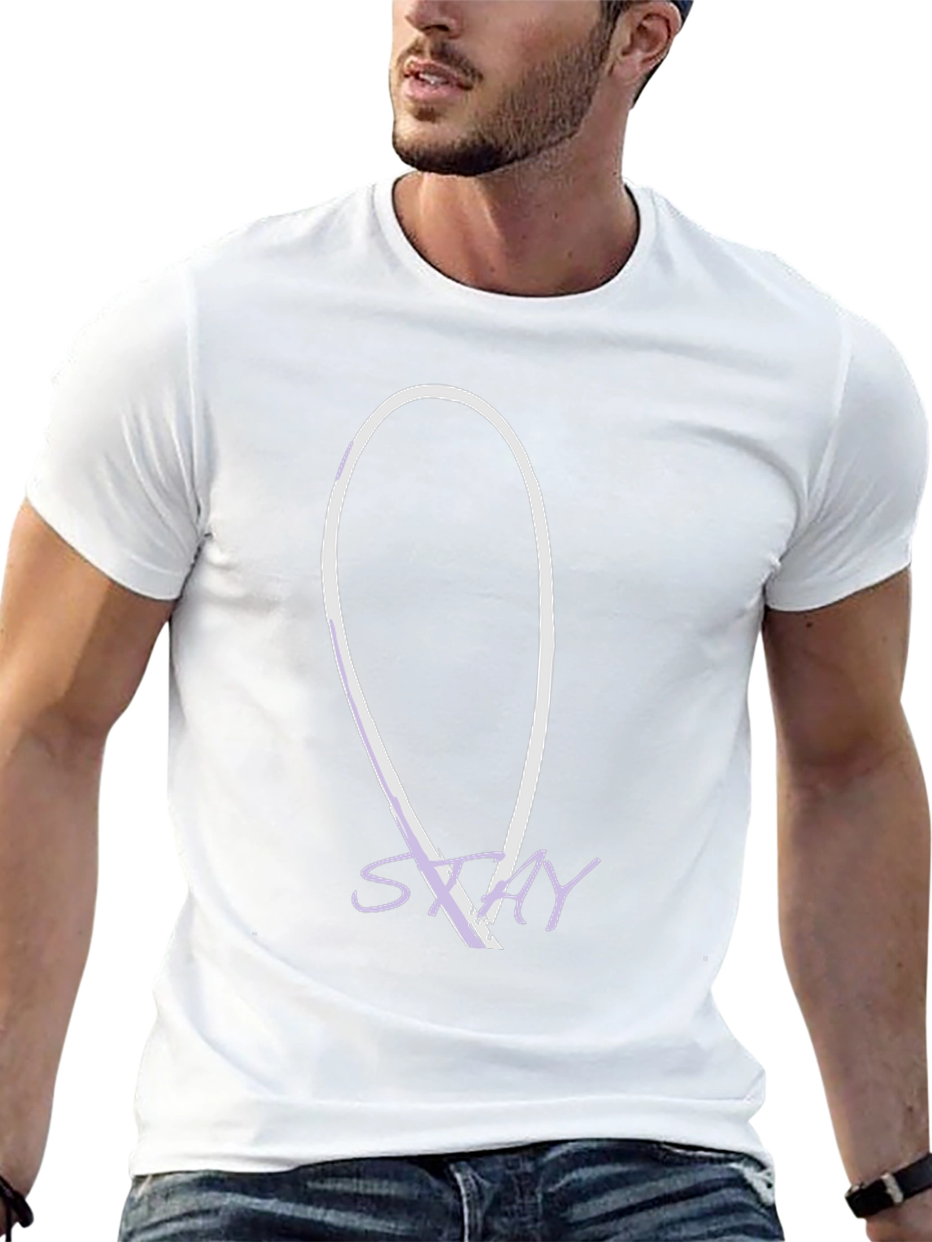 Stay Graphic Tee - Modern Casual Black T-Shirt