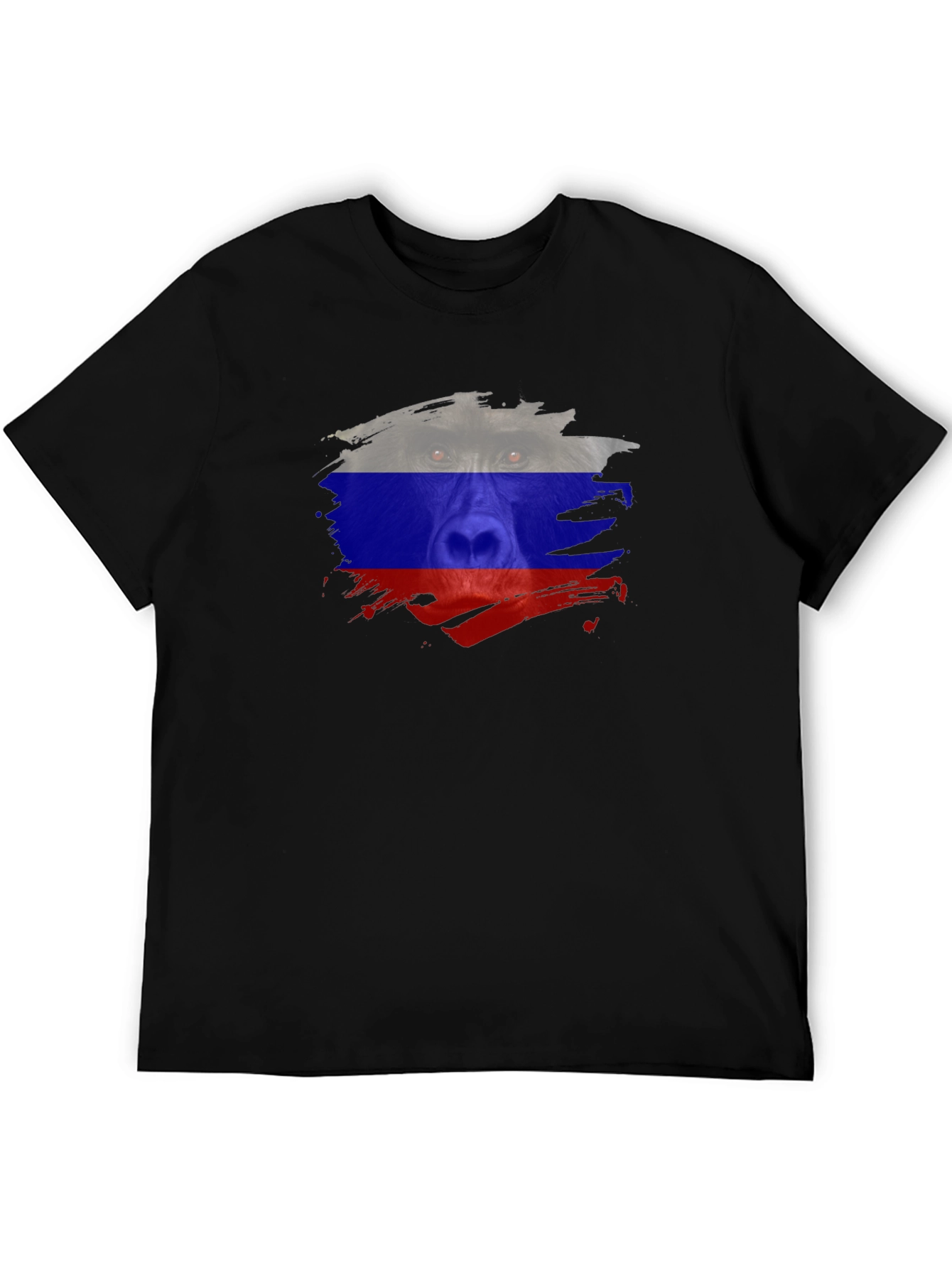 Russian Bear Flag T-Shirt - Black