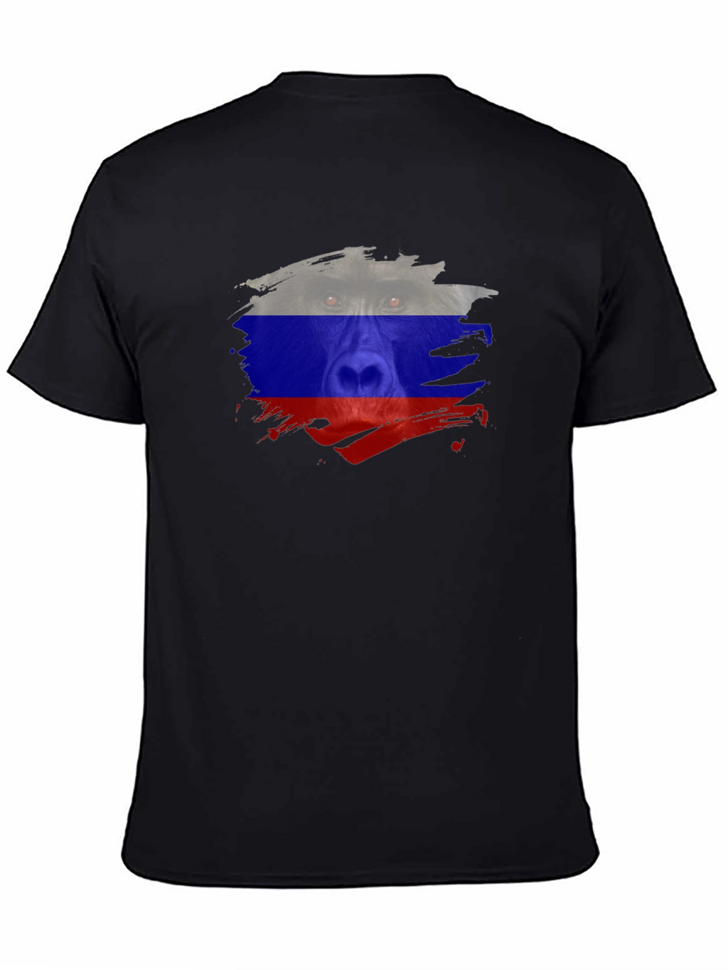 Russian Bear Flag T-Shirt - Black