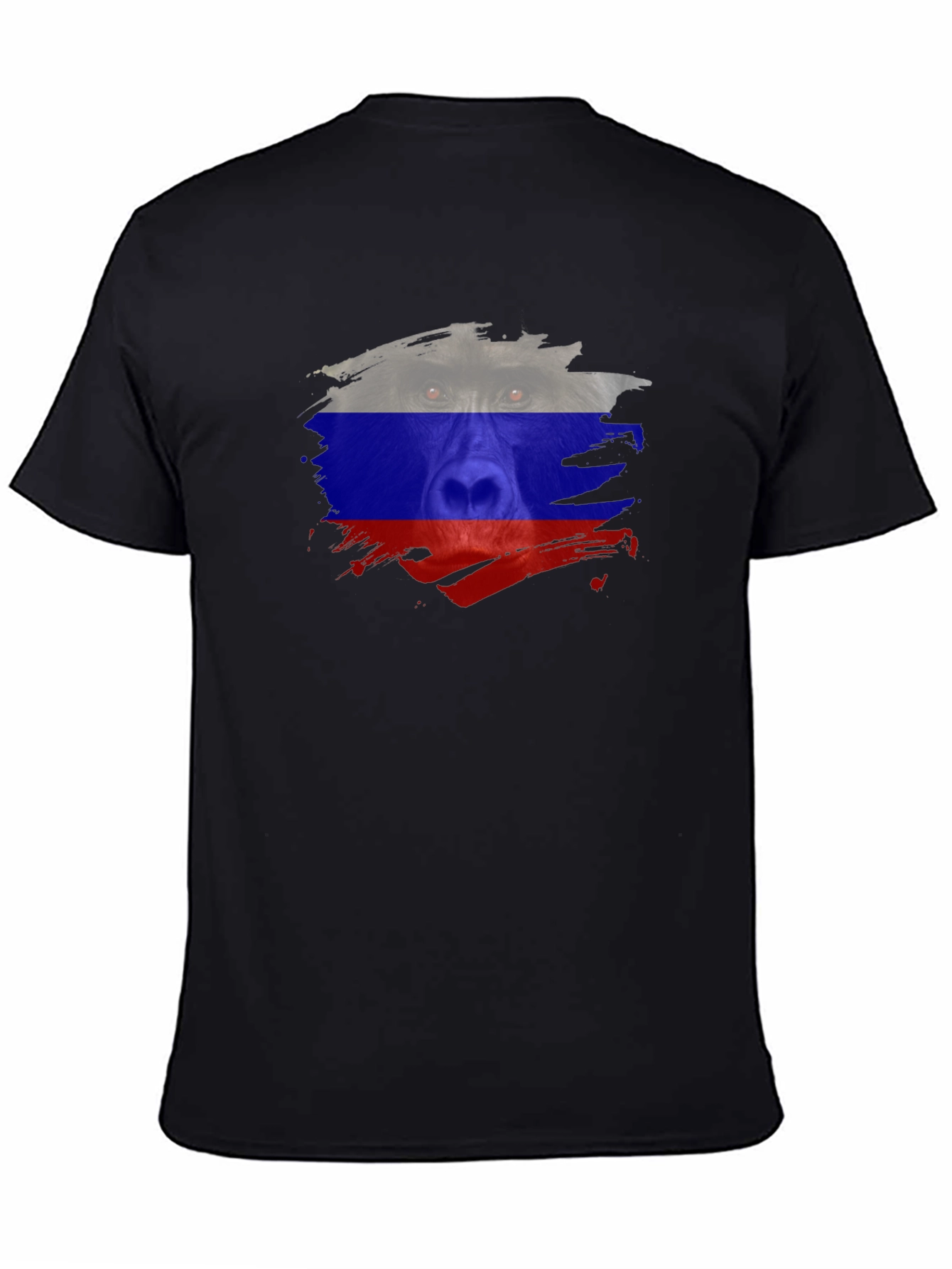 Russian Bear Flag T-Shirt - Black