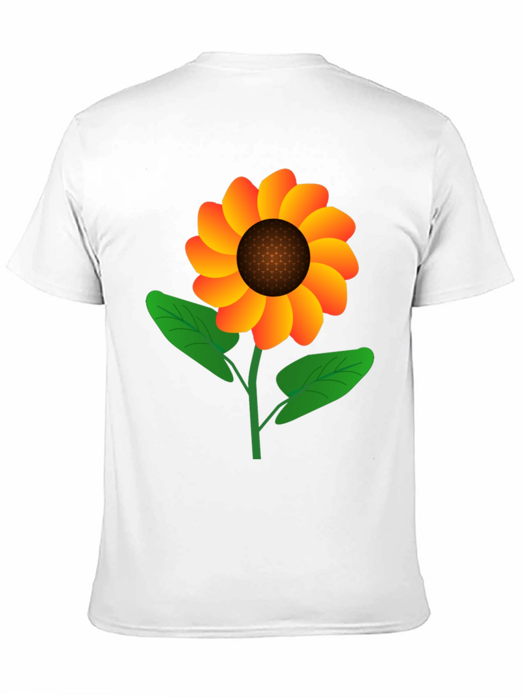 Sunflower Graphic Tee - Black Cotton Blend