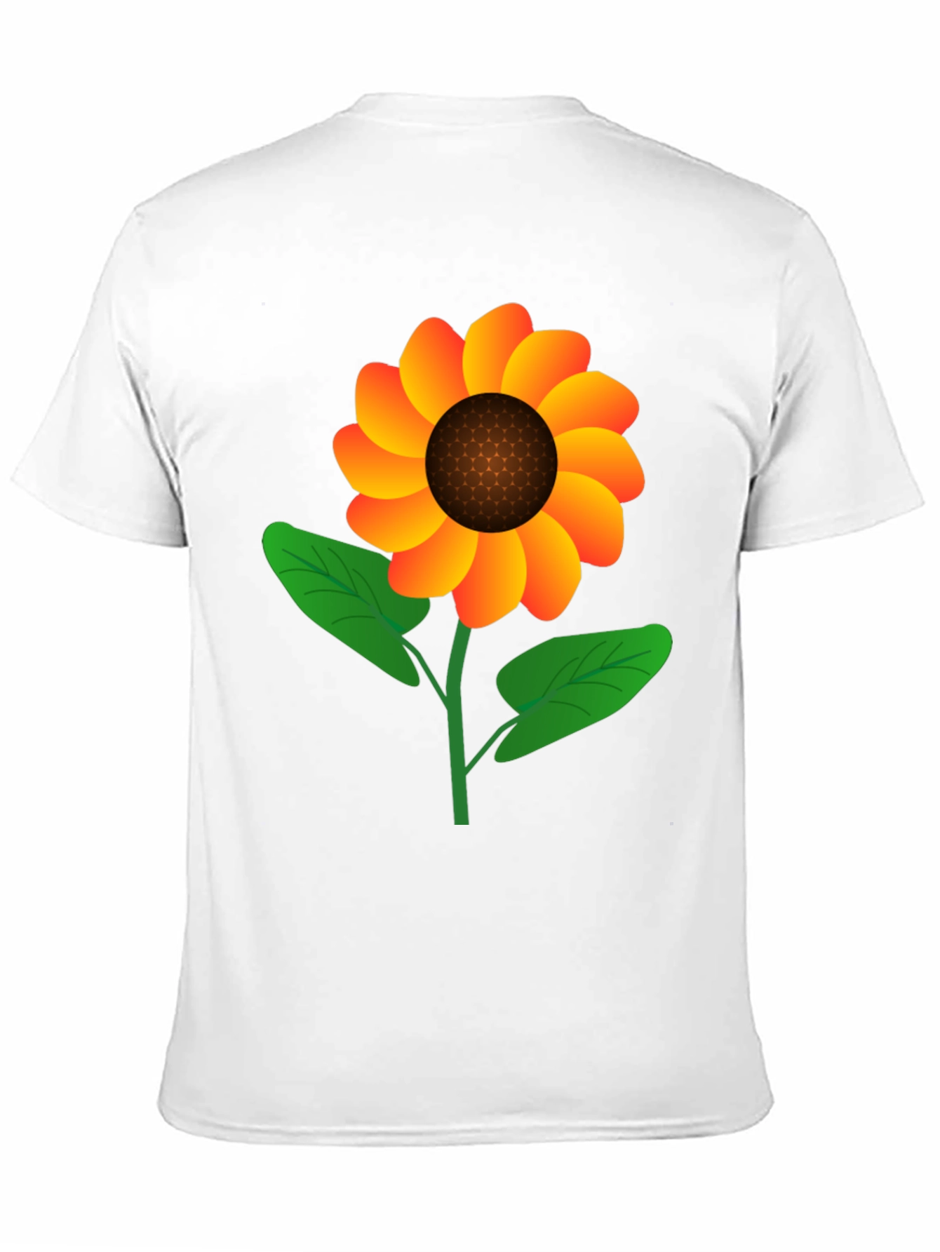 Sunflower Graphic Tee - Black Cotton Blend