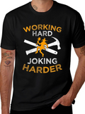 Working Hard Joking Harder Graphic T-Shirt