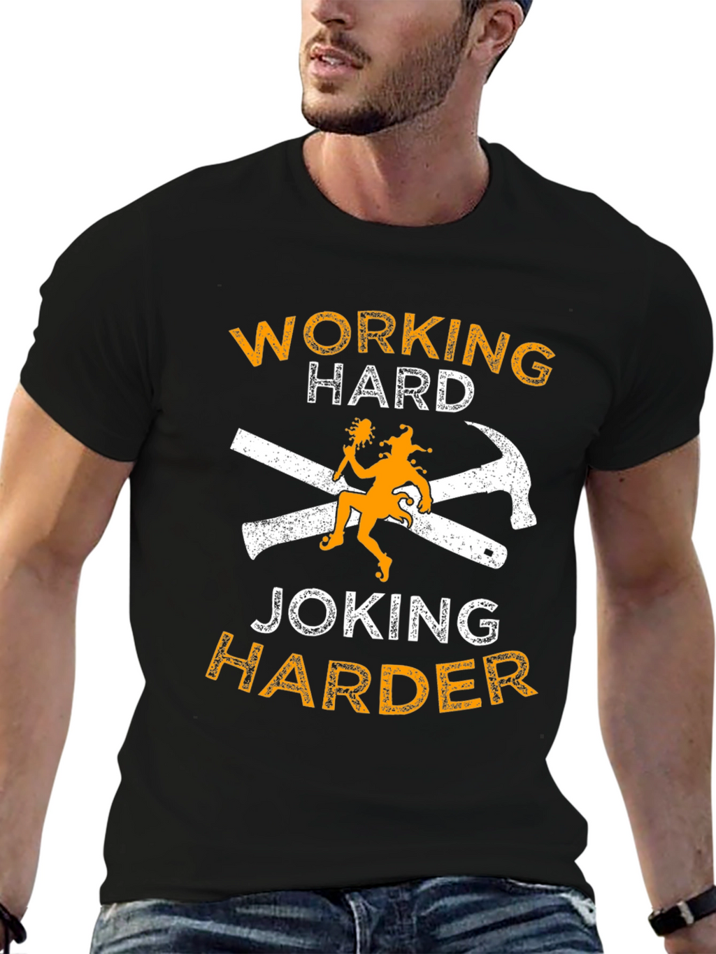 Working Hard Joking Harder Graphic T-Shirt