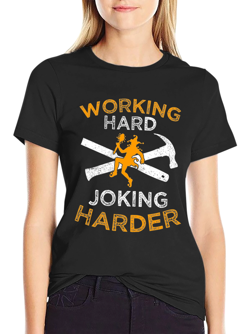 Working Hard Joking Harder Graphic T-Shirt